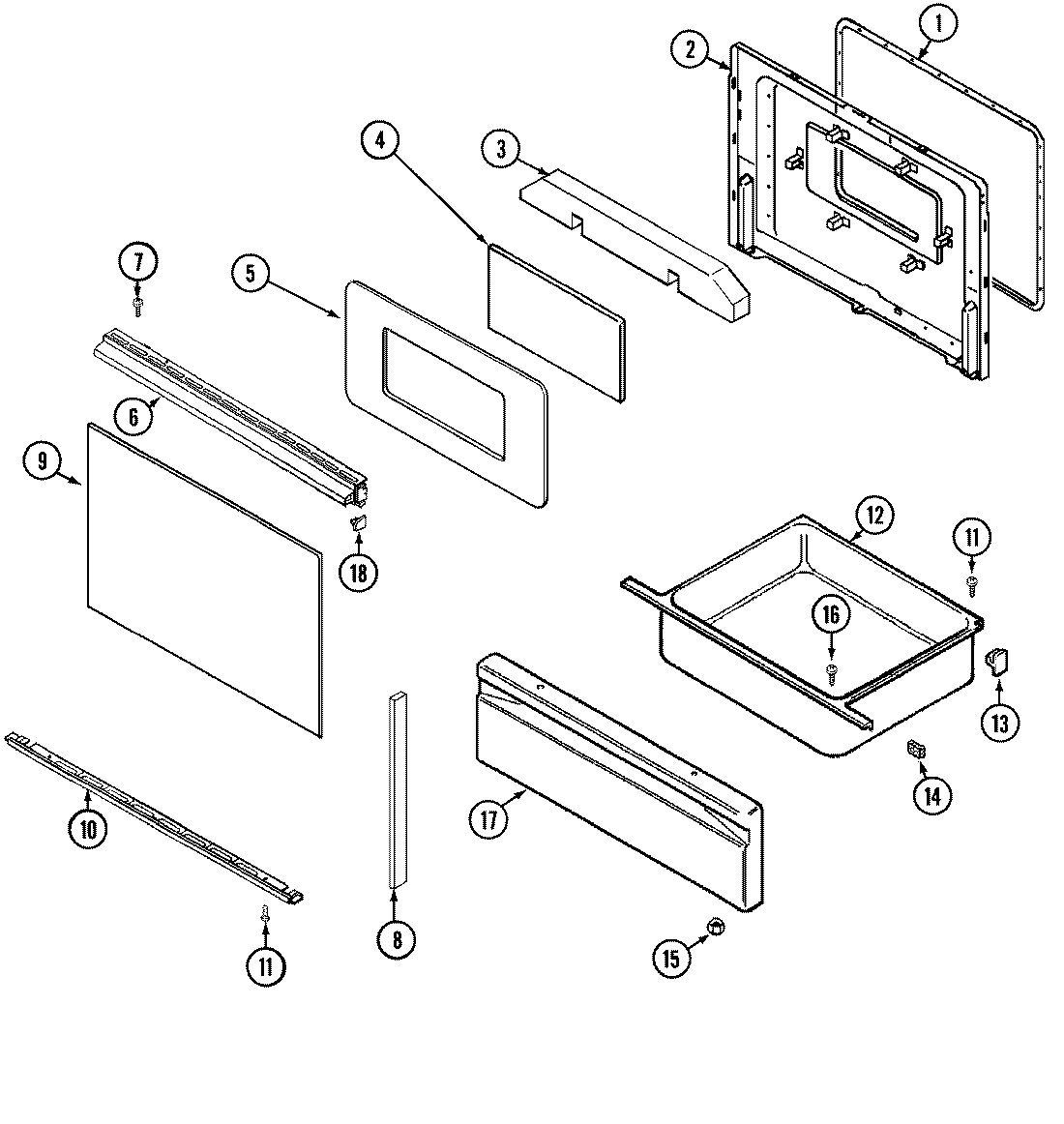 05 - DOOR/DRAWER (SERIAL PREFIX 28)