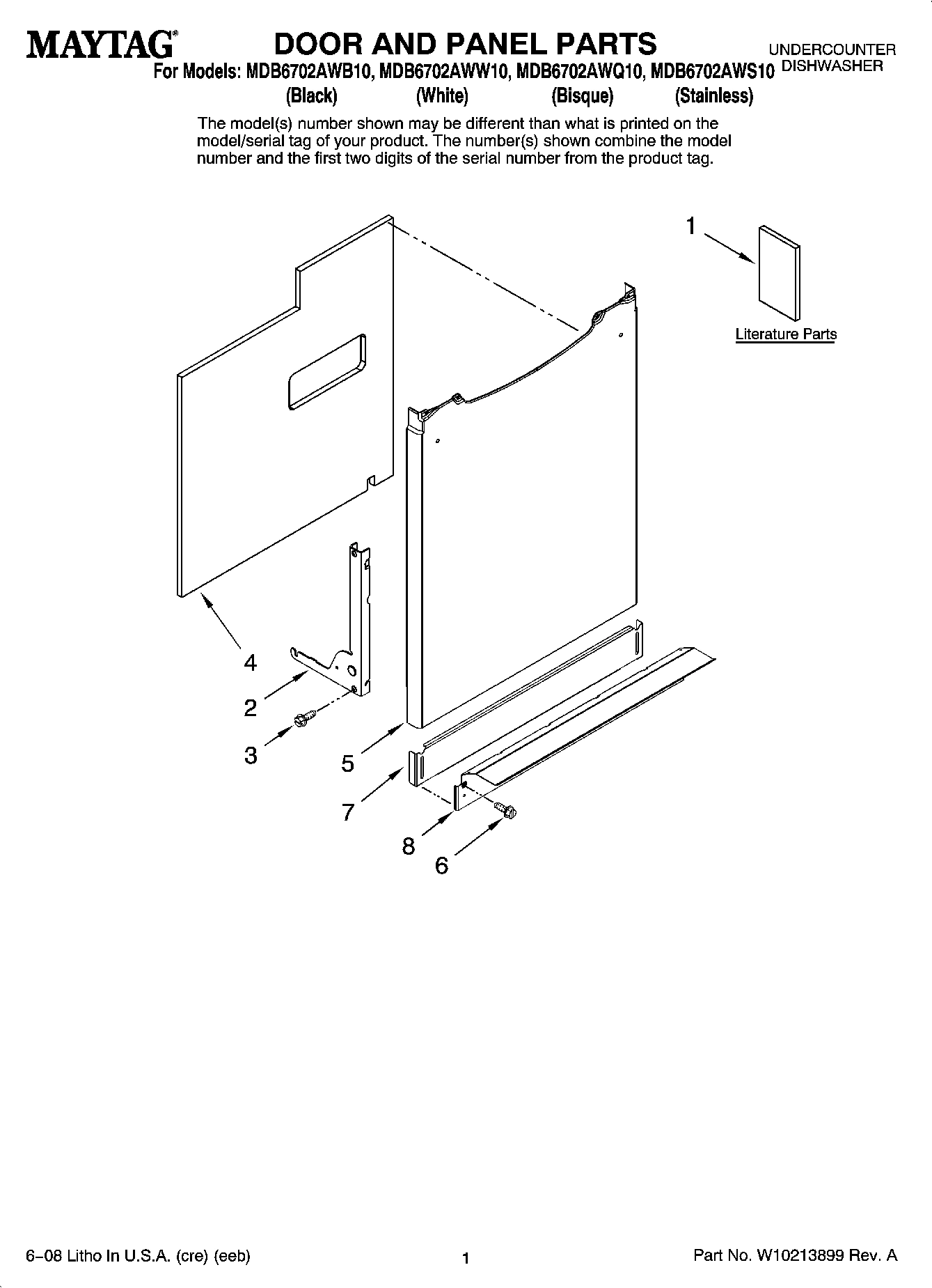 01 - DOOR AND PANEL PARTS