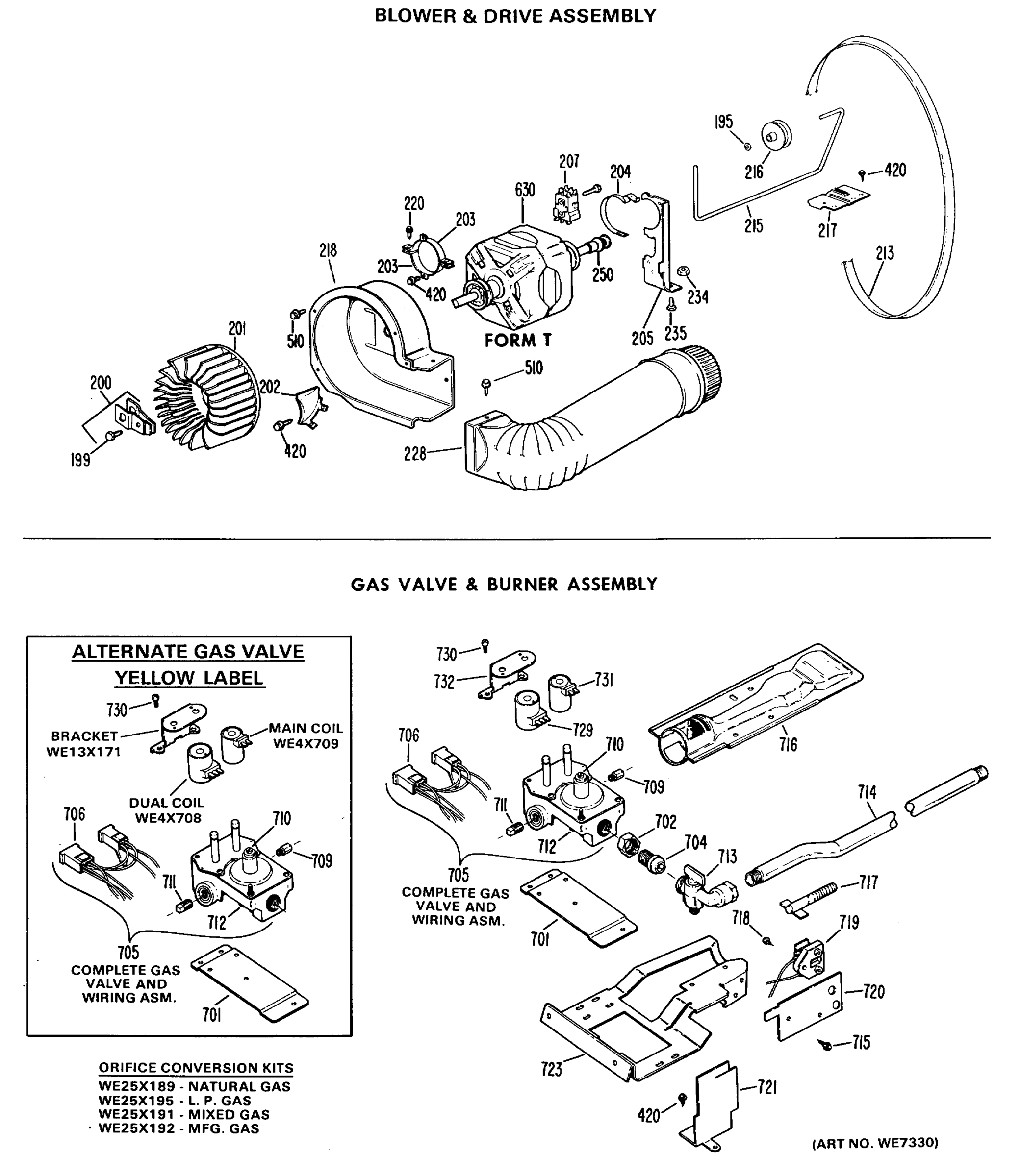 BLOWER & DRIVE ASSEMBLY