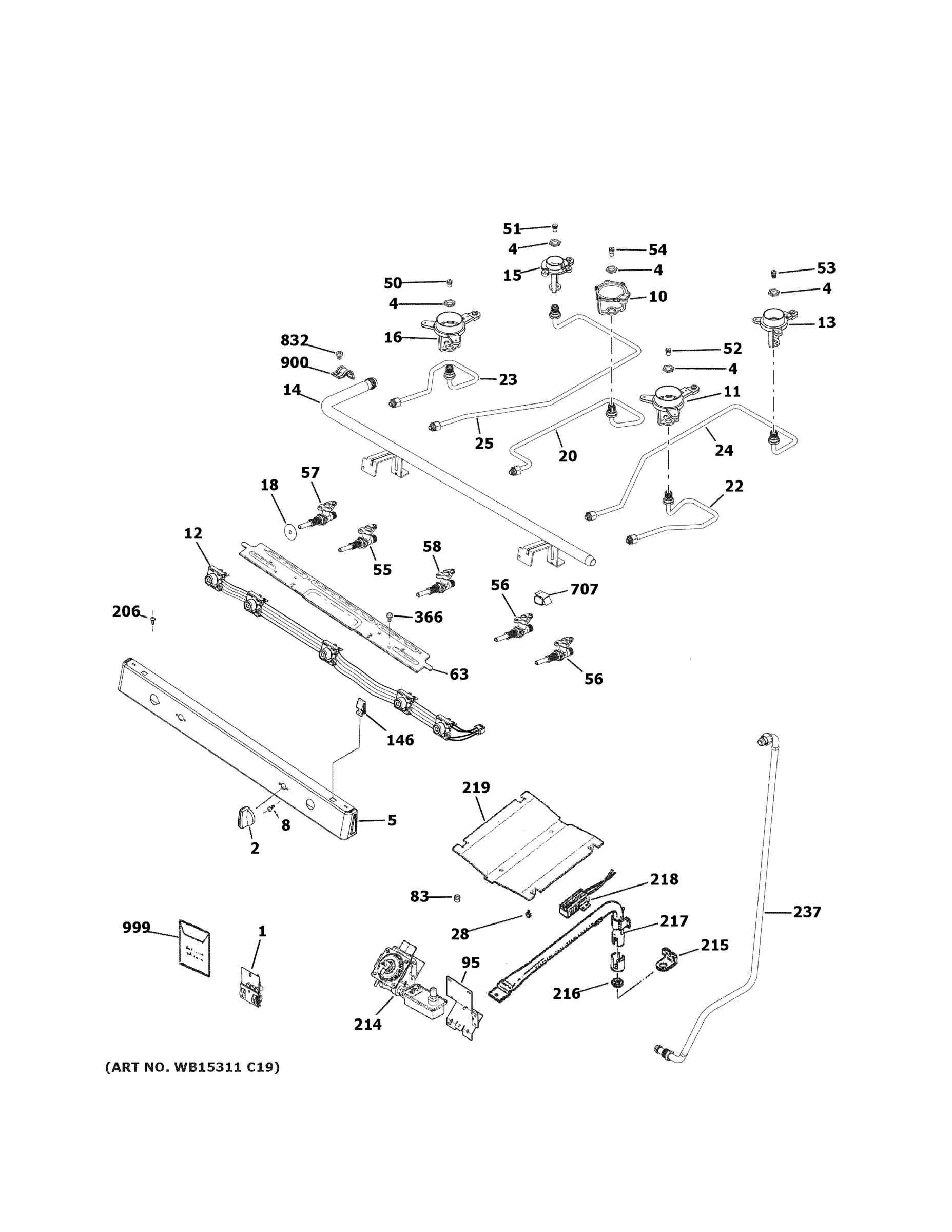 GAS & BURNER PARTS