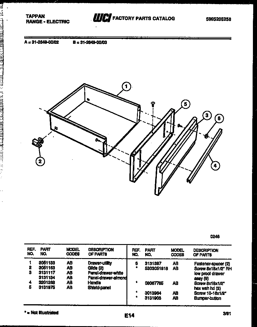05 - DRAWER PARTS