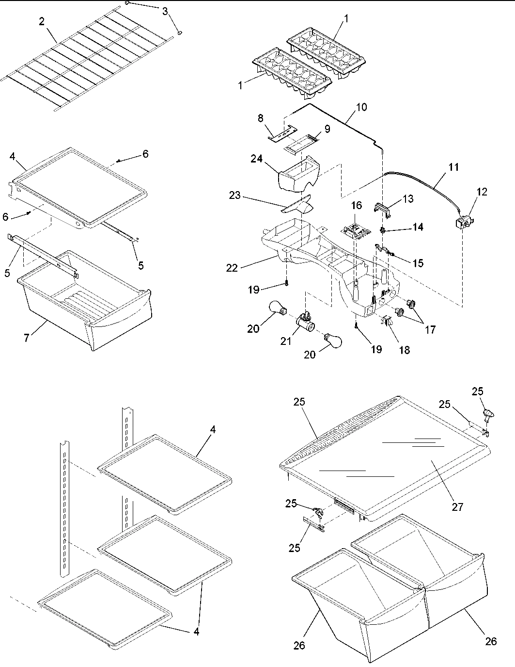 06 - REFRIG. SHELVING & LIGHT