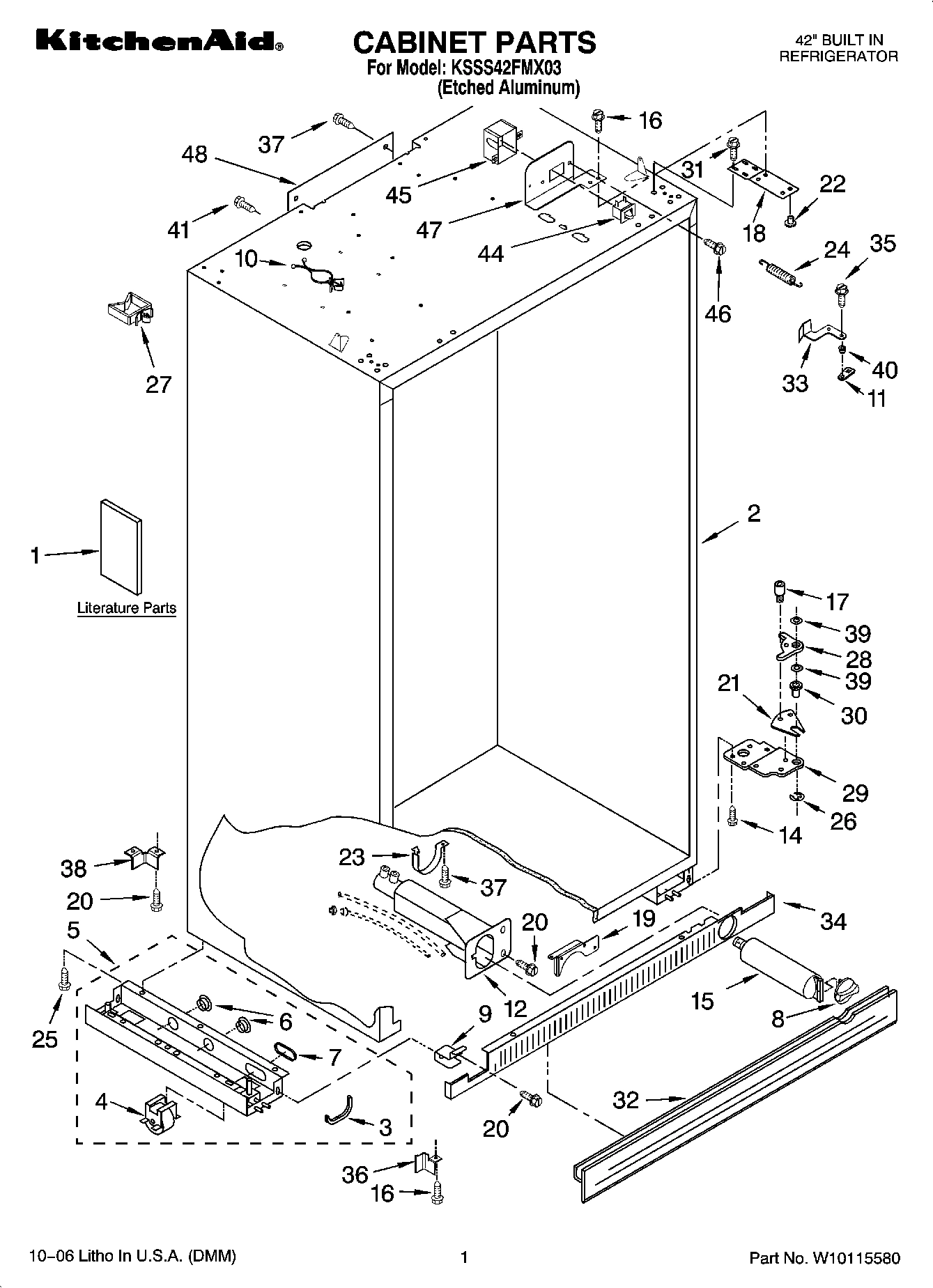 01 - CABINET PARTS