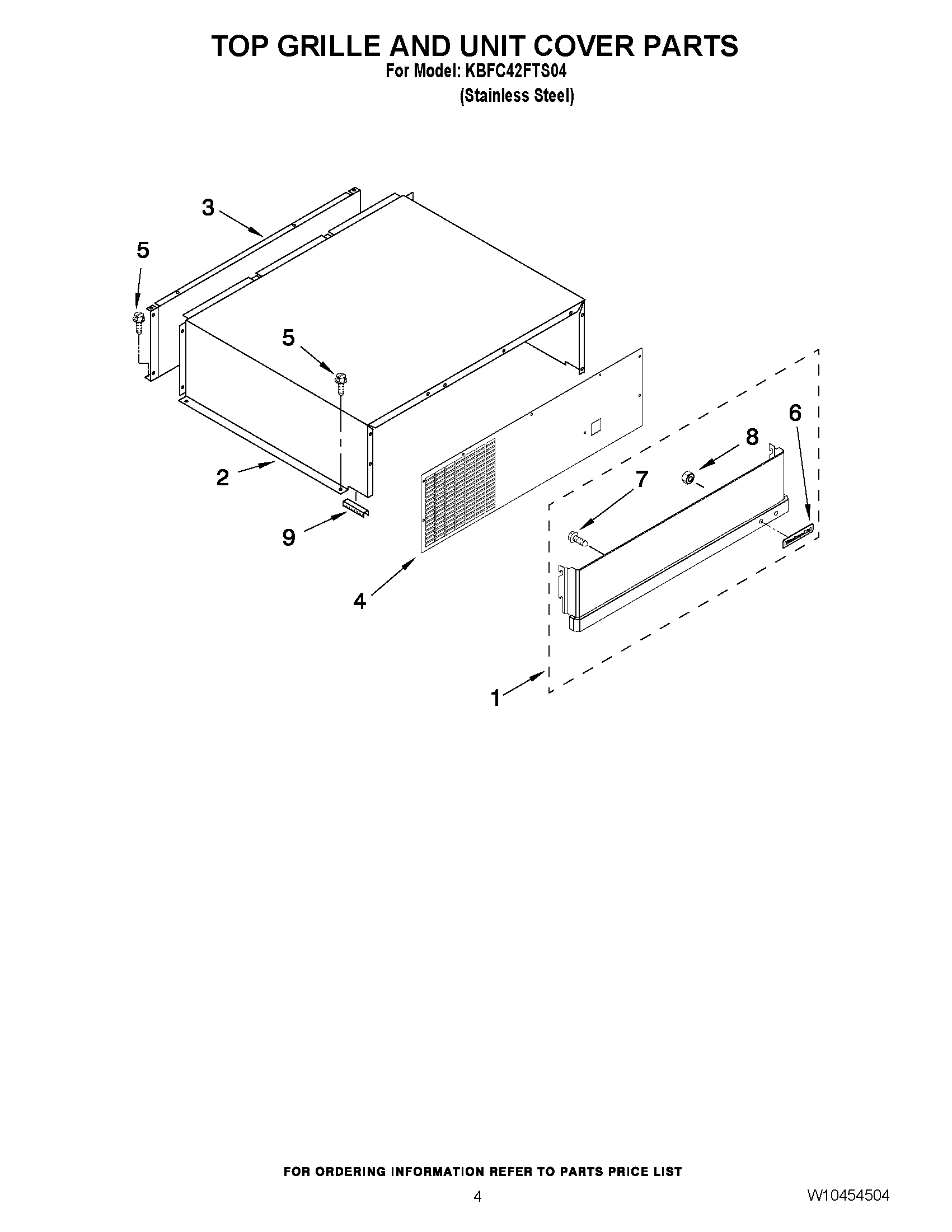 03 - TOP GRILLE AND UNIT COVER PARTS