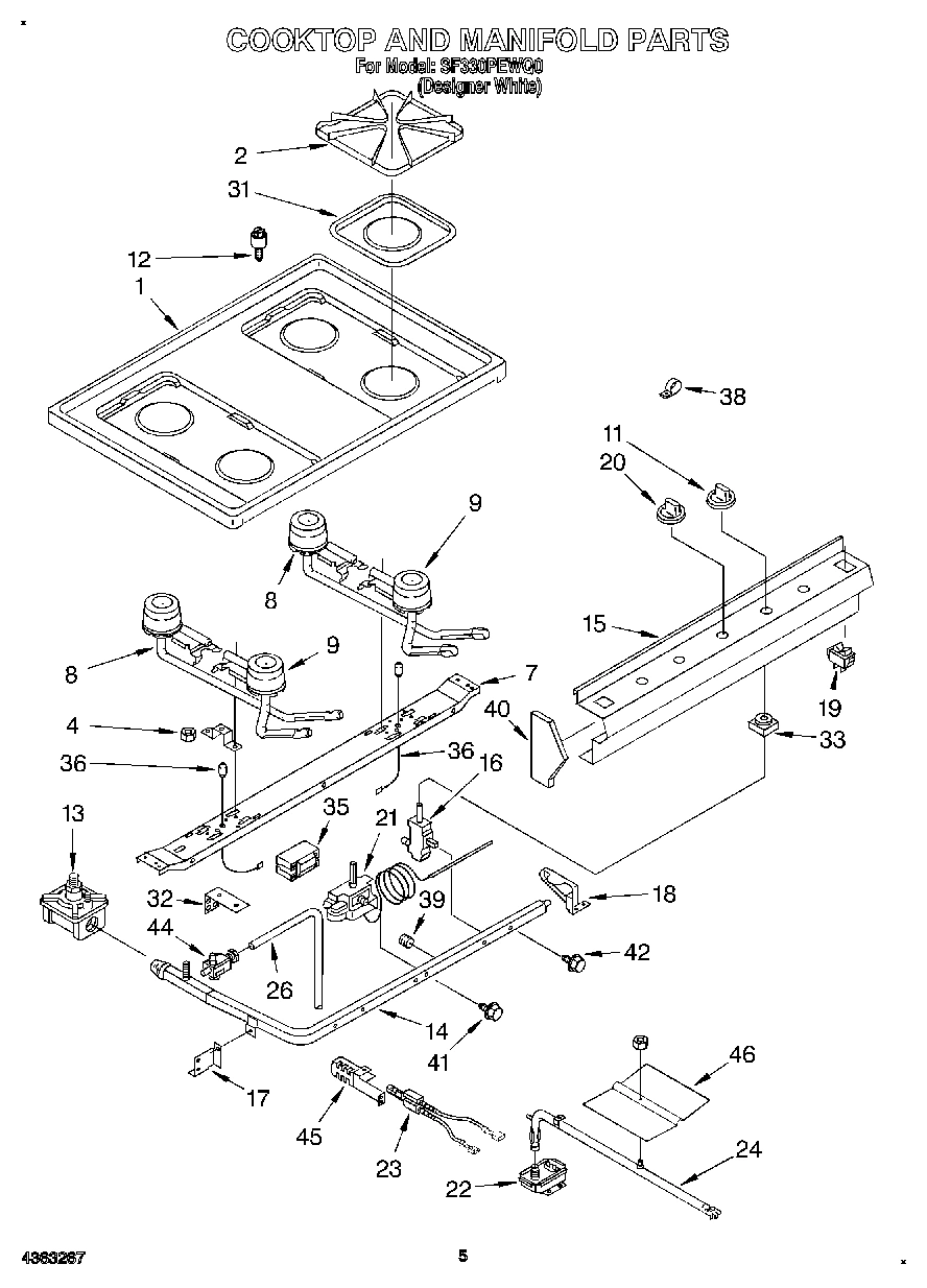 04 - COOKTOP AND MANIFOLD, LITERATURE