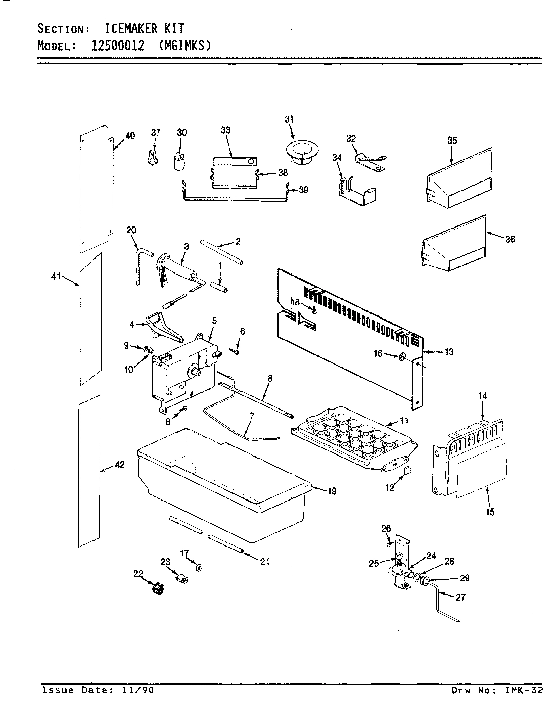 01 - ICE MAKER KIT