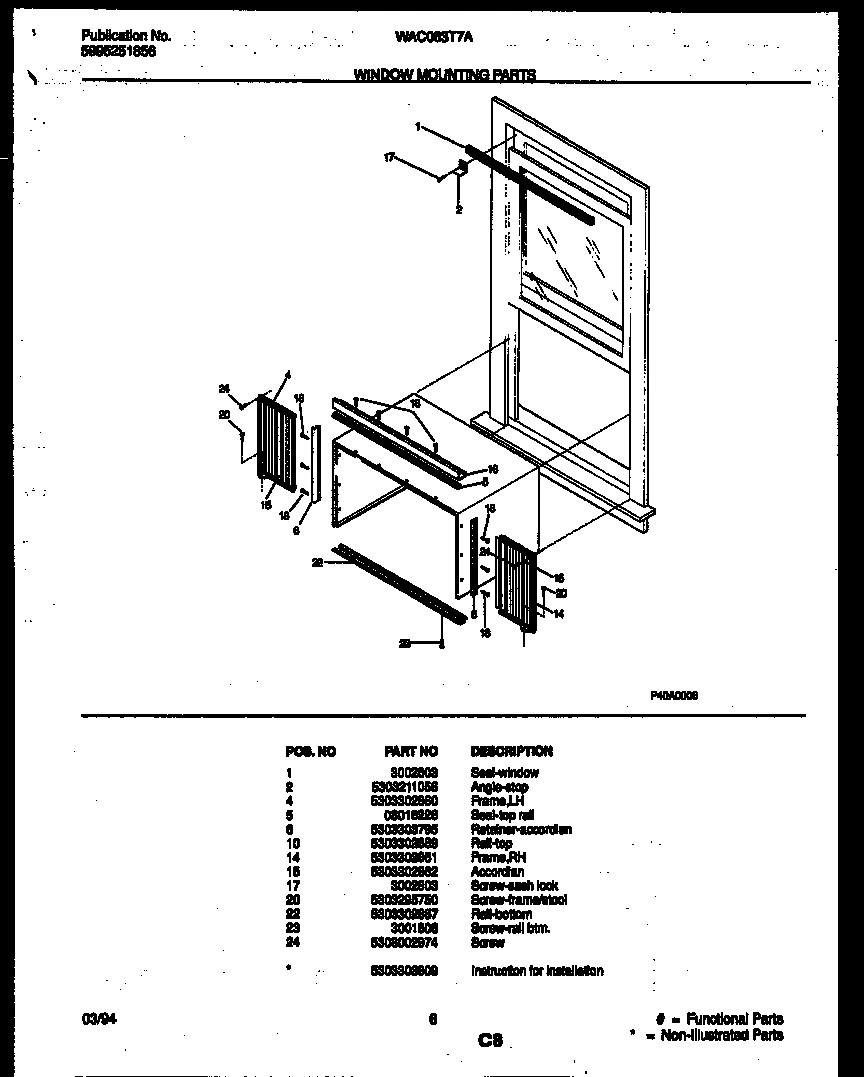 06 - WINDOW MOUNTING PARTS