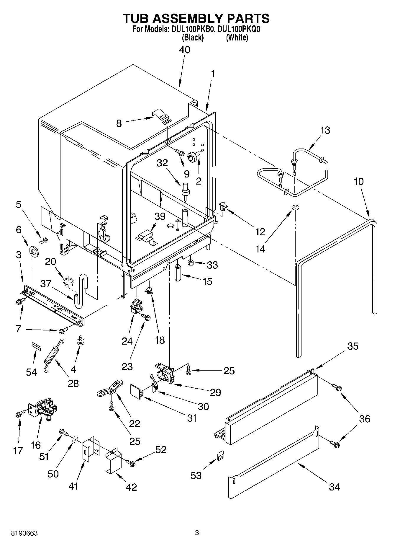 03 - TUB ASSEMBLY