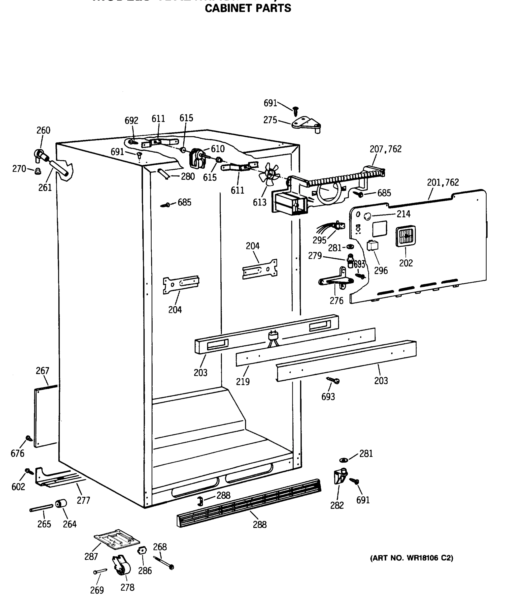 CABINET PARTS
