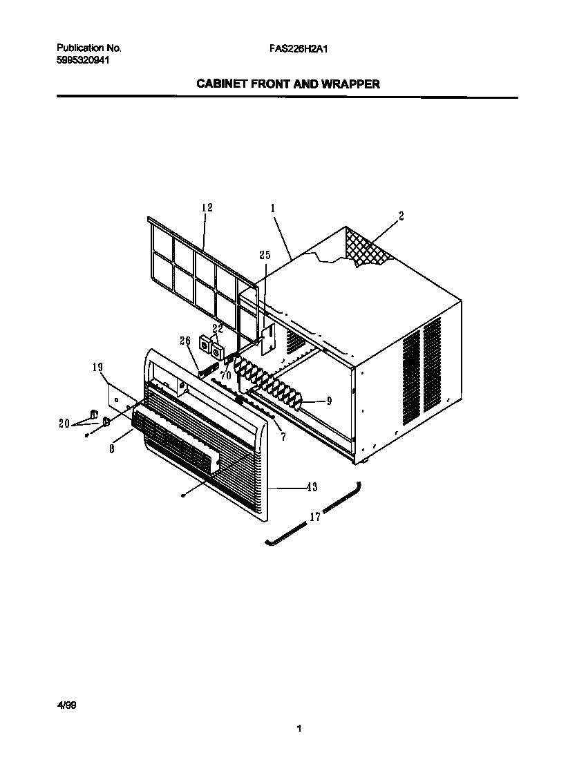 02 - CABINET FRONT/WRAPPER