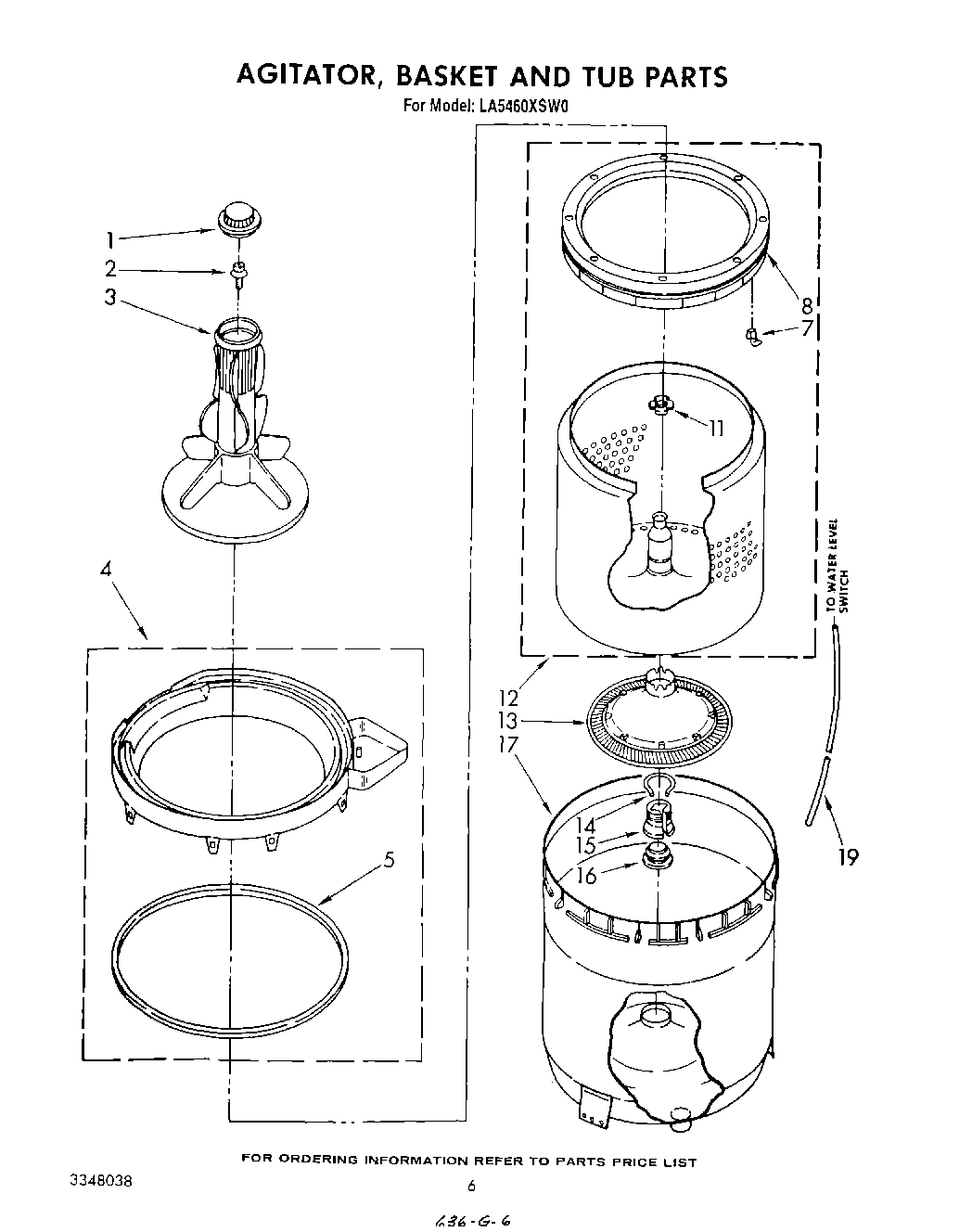 04 - AGITATOR, BASKET AND TUB