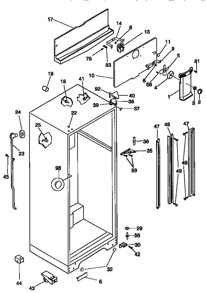 CABINET PARTS