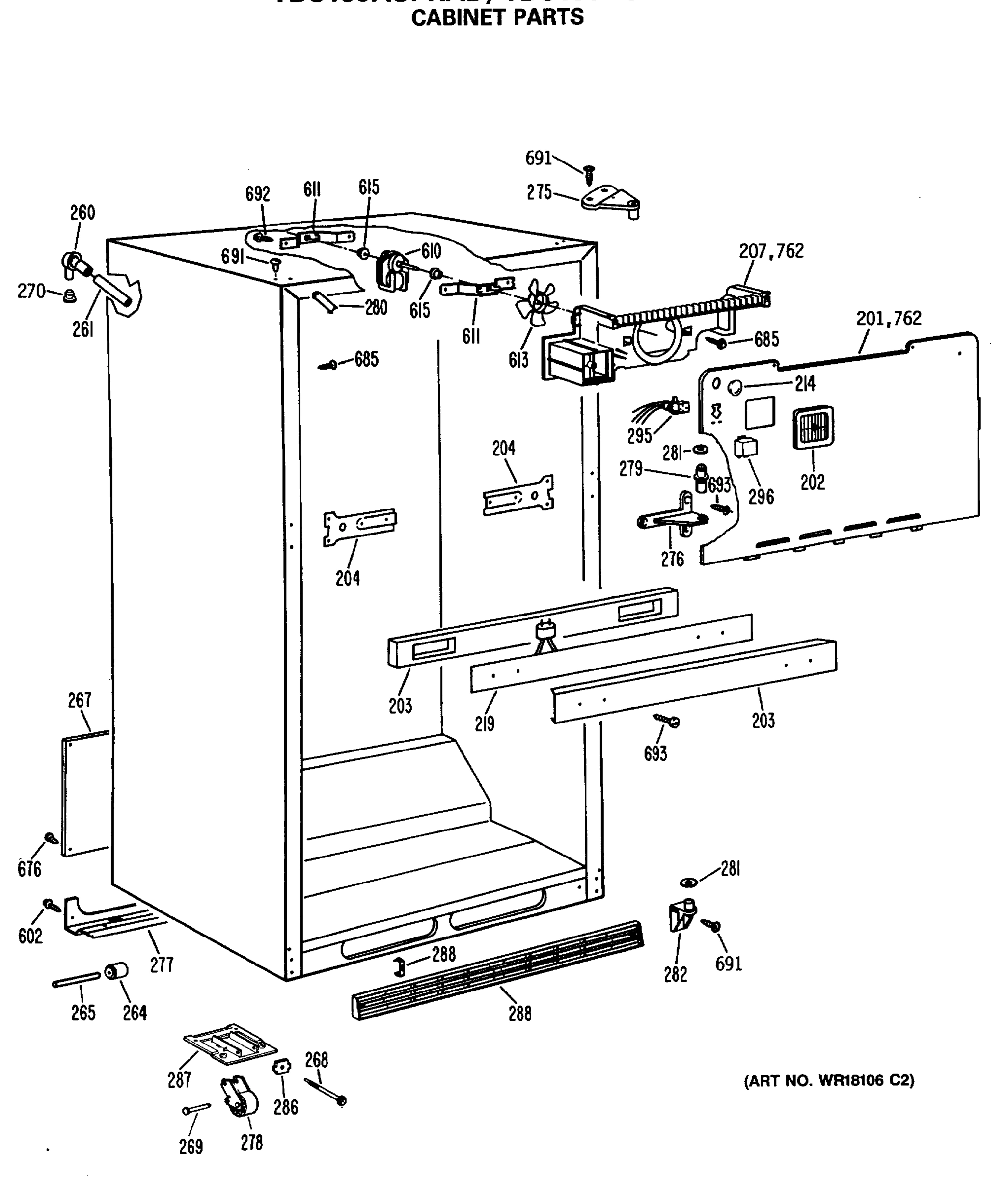 CABINET PARTS