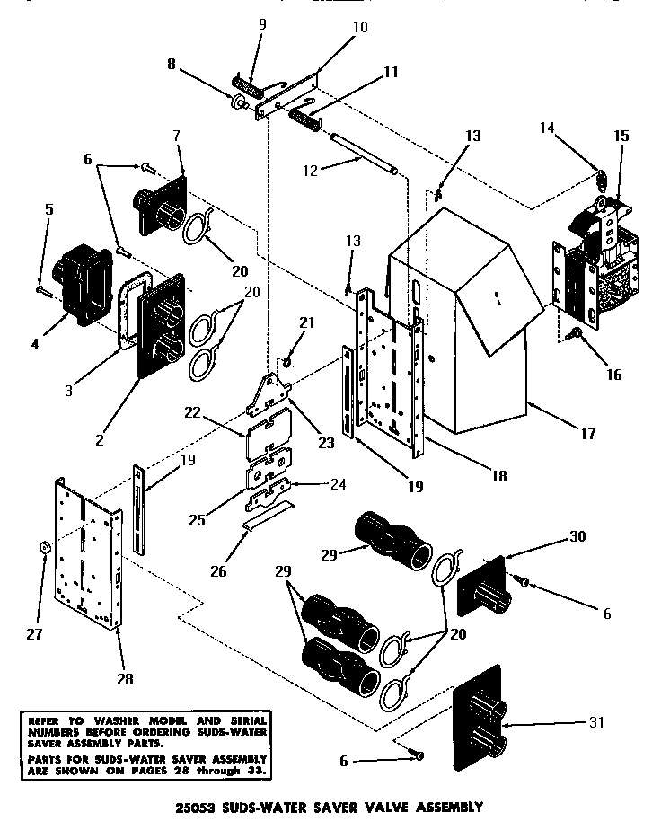 05 - 25053 SUDS-WATER SAVER VALVE ASSY