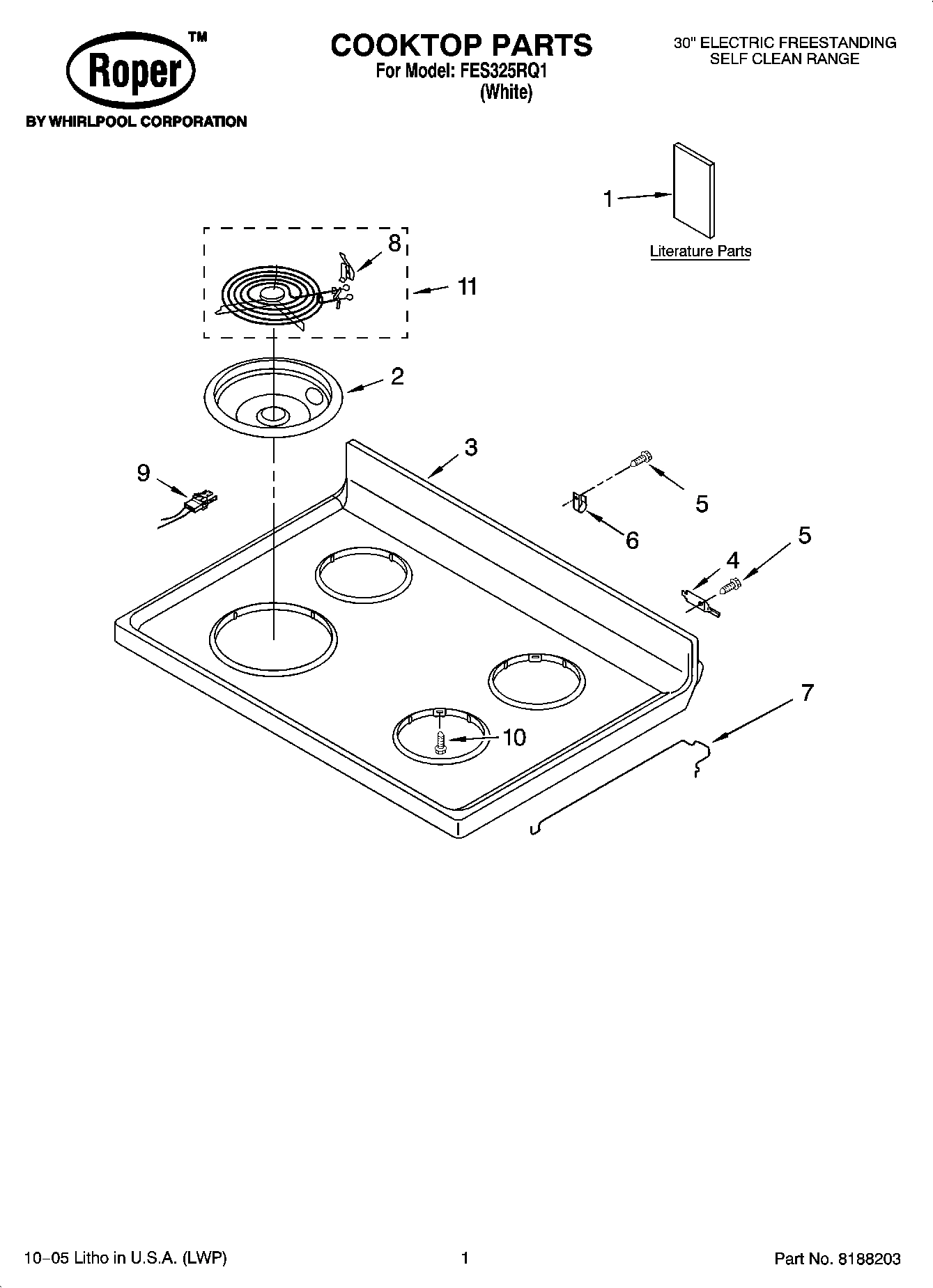 01 - COOKTOP PARTS