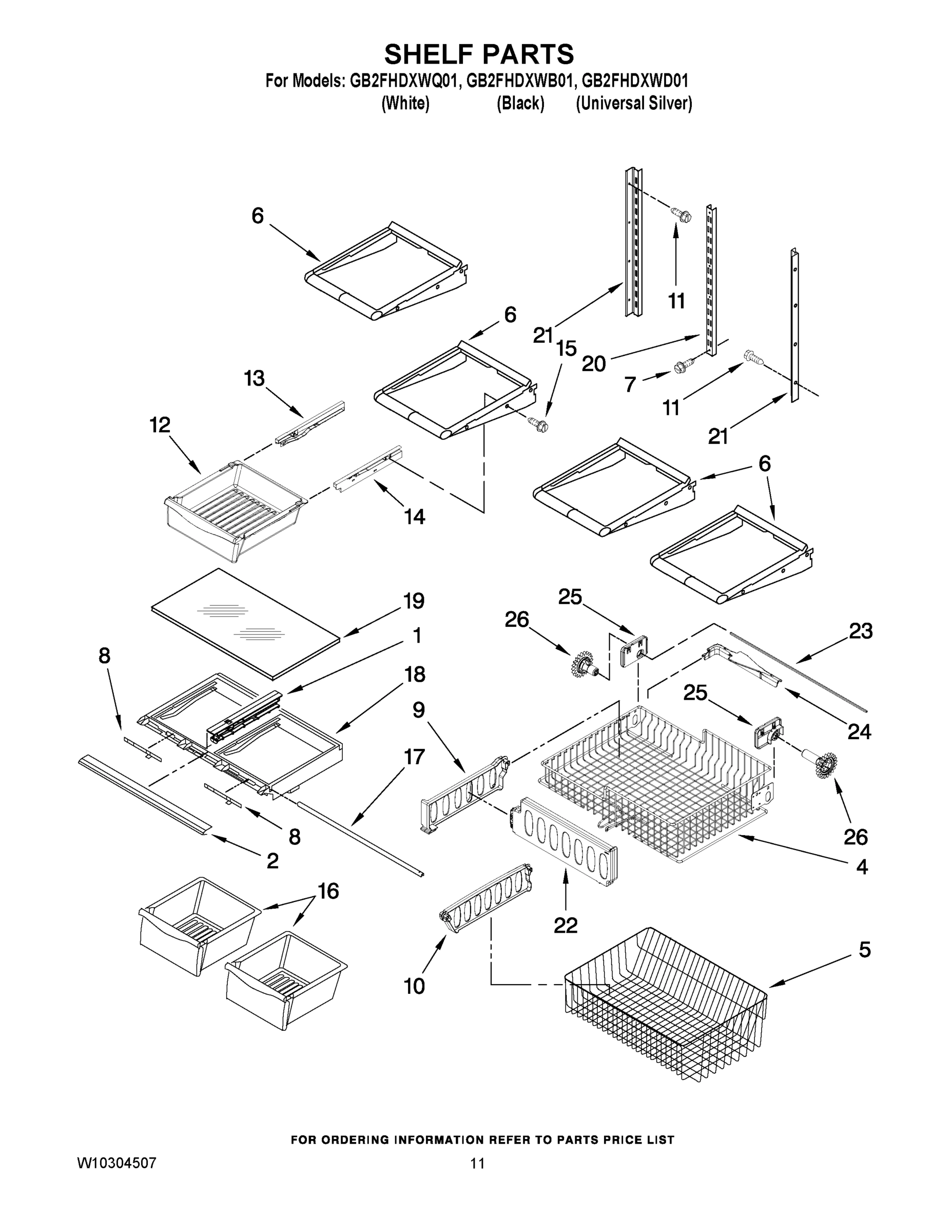 07 - SHELF PARTS