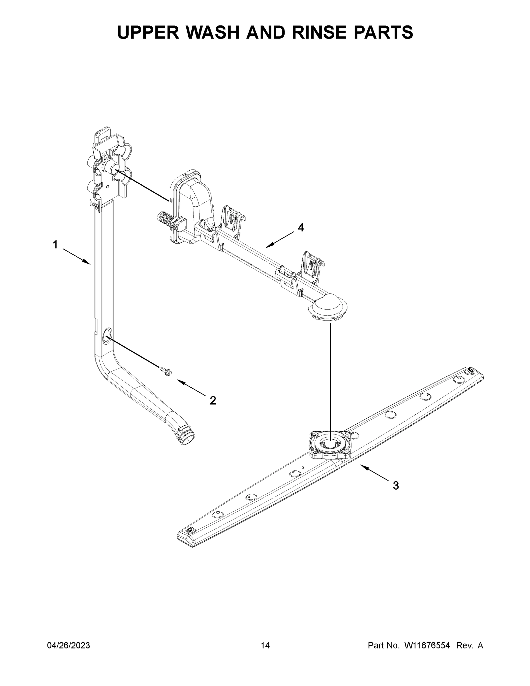 08 - UPPER WASH AND RINSE PARTS