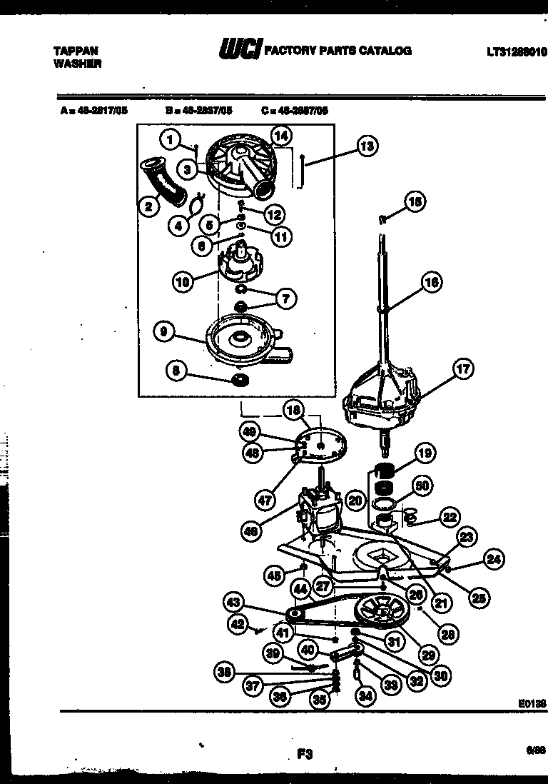06 - WASHER DRIVE SYSTEM AND PUMP