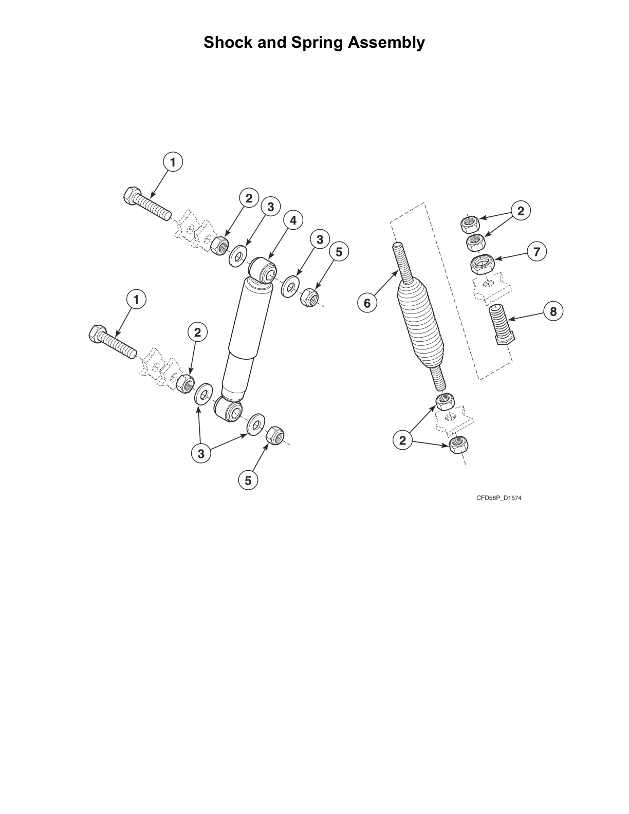 Shock and Spring Assembly