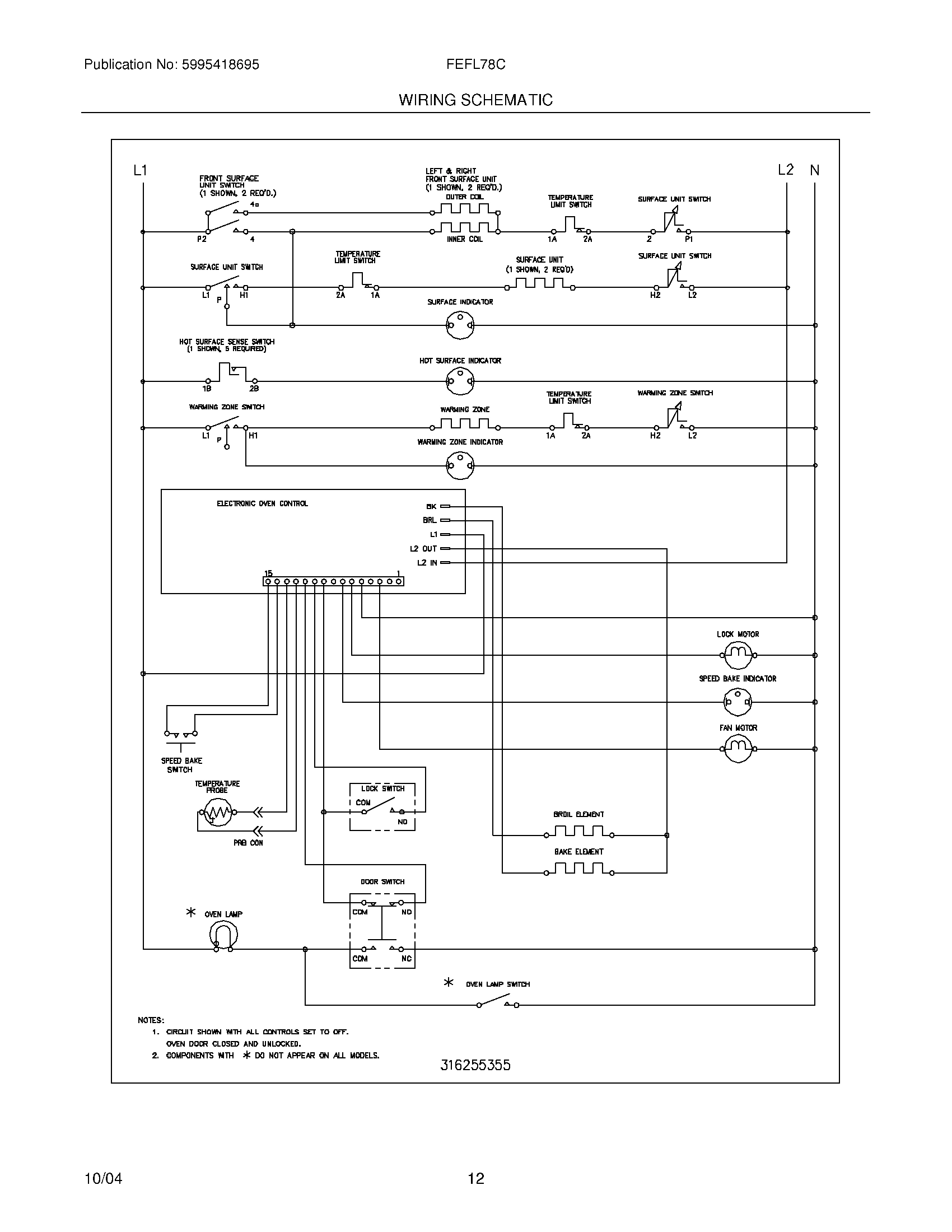 10 - WIRING SCHEMATIC