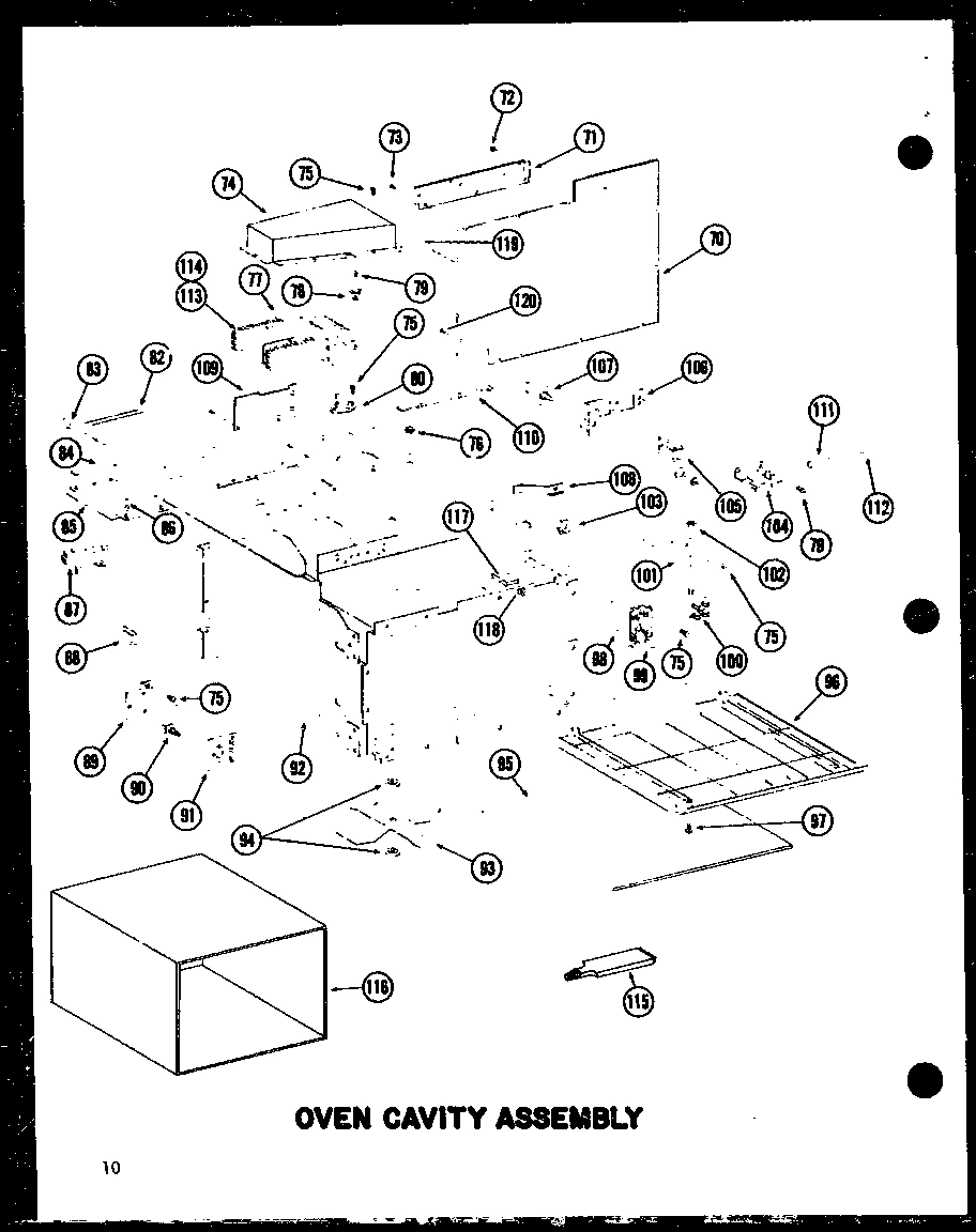 05 - OVEN CAVITY ASSY