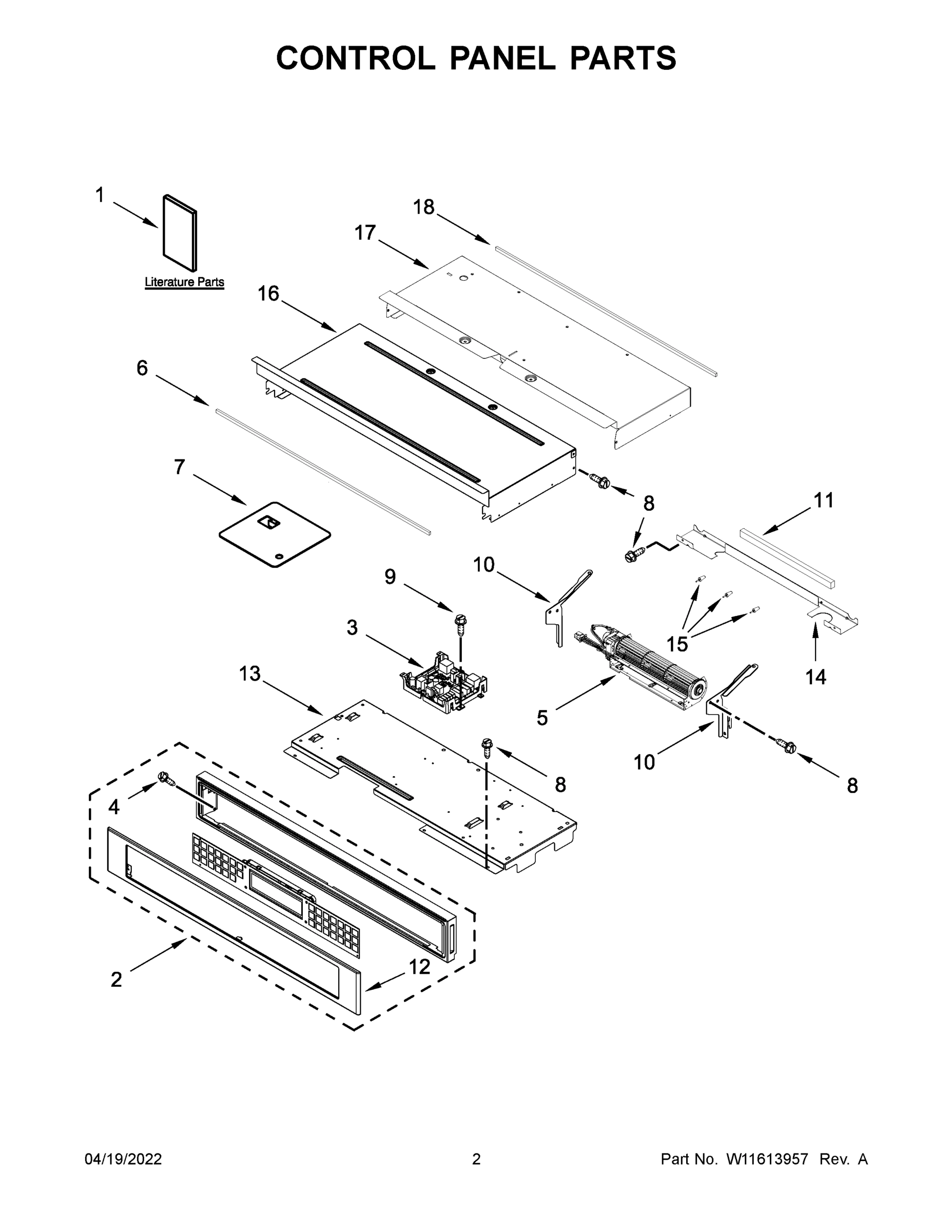 02 - CONTROL PANEL PARTS