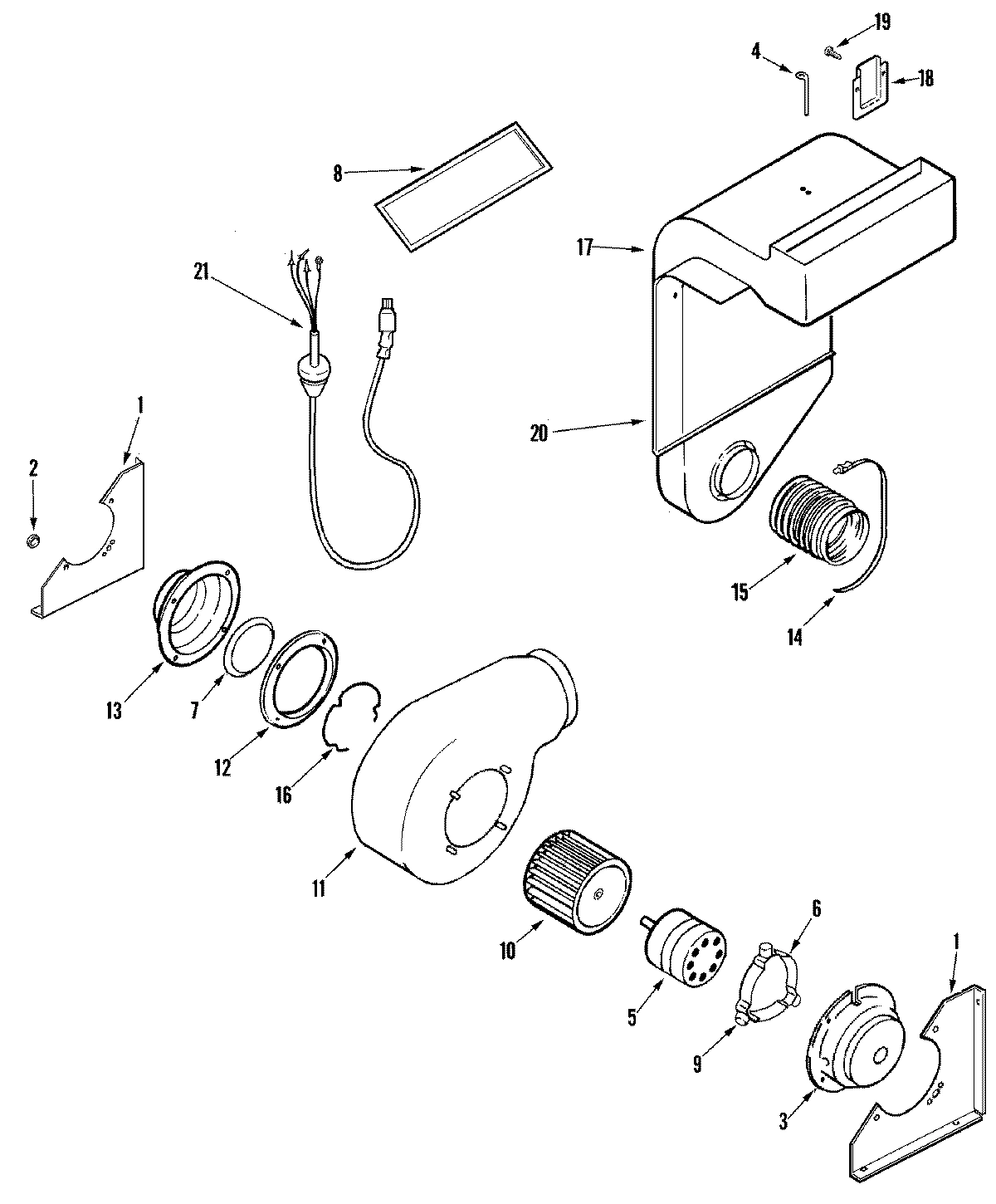 01 - BLOWER ASSEMBLY (PLENUM)