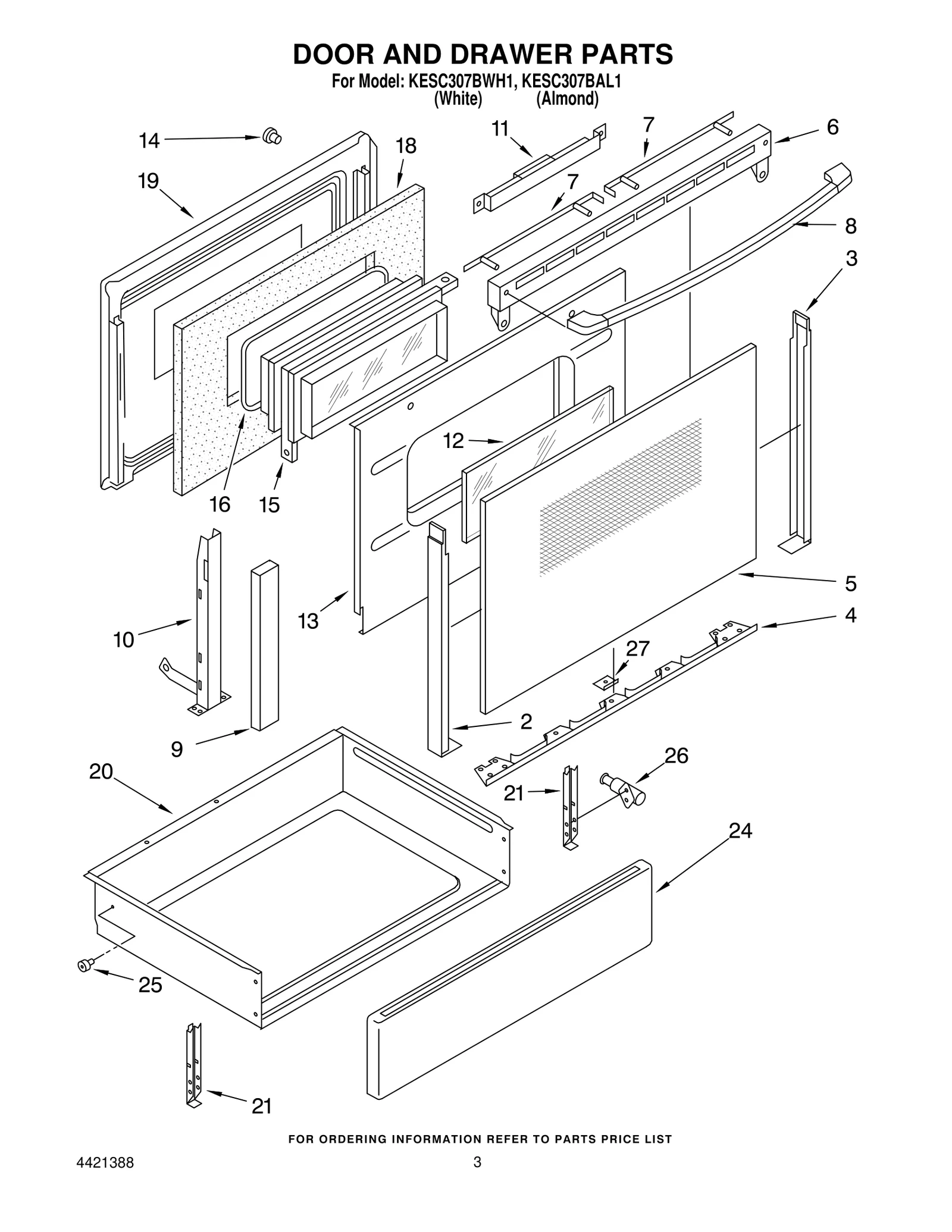 DOOR AND DRAWER PARTS