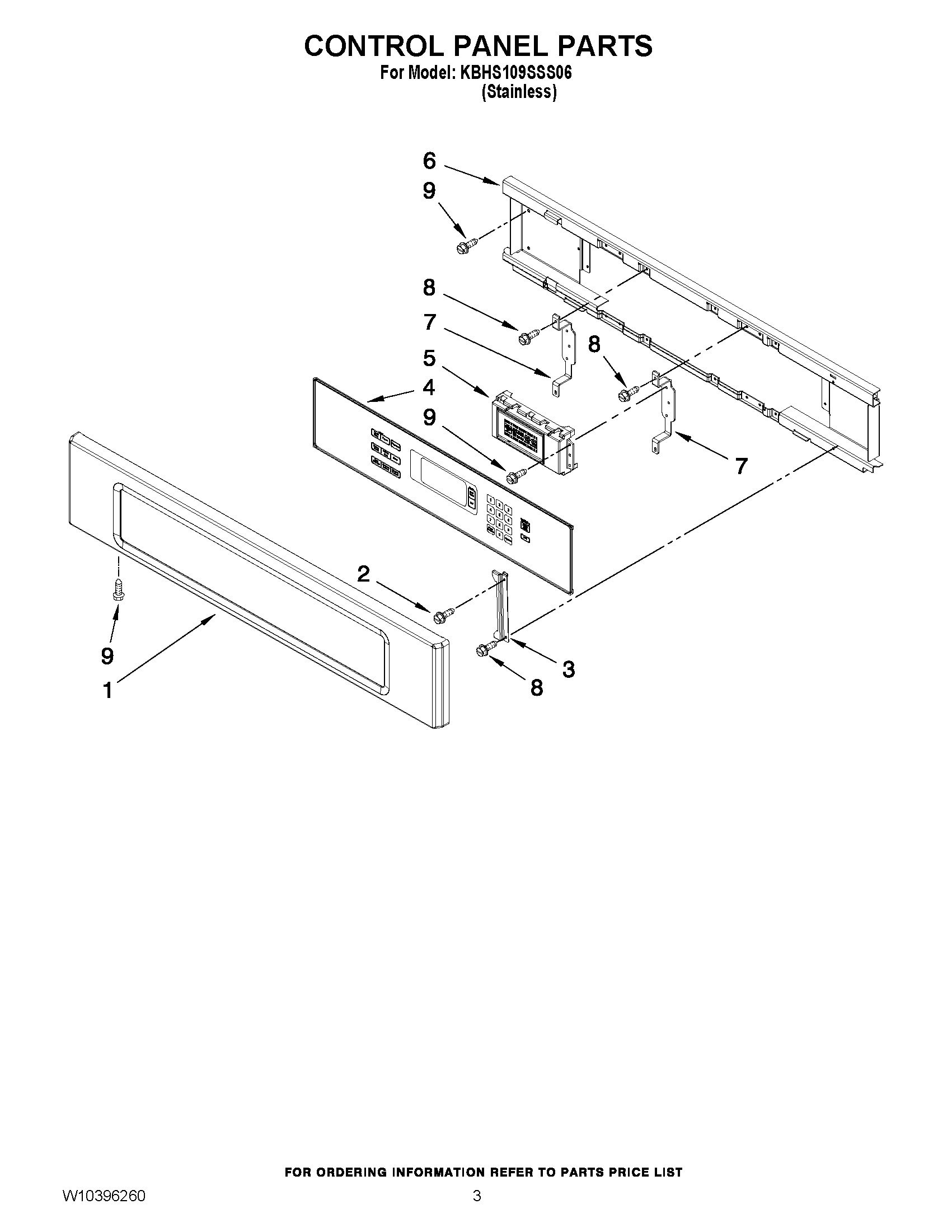 02 - CONTROL PANEL PARTS