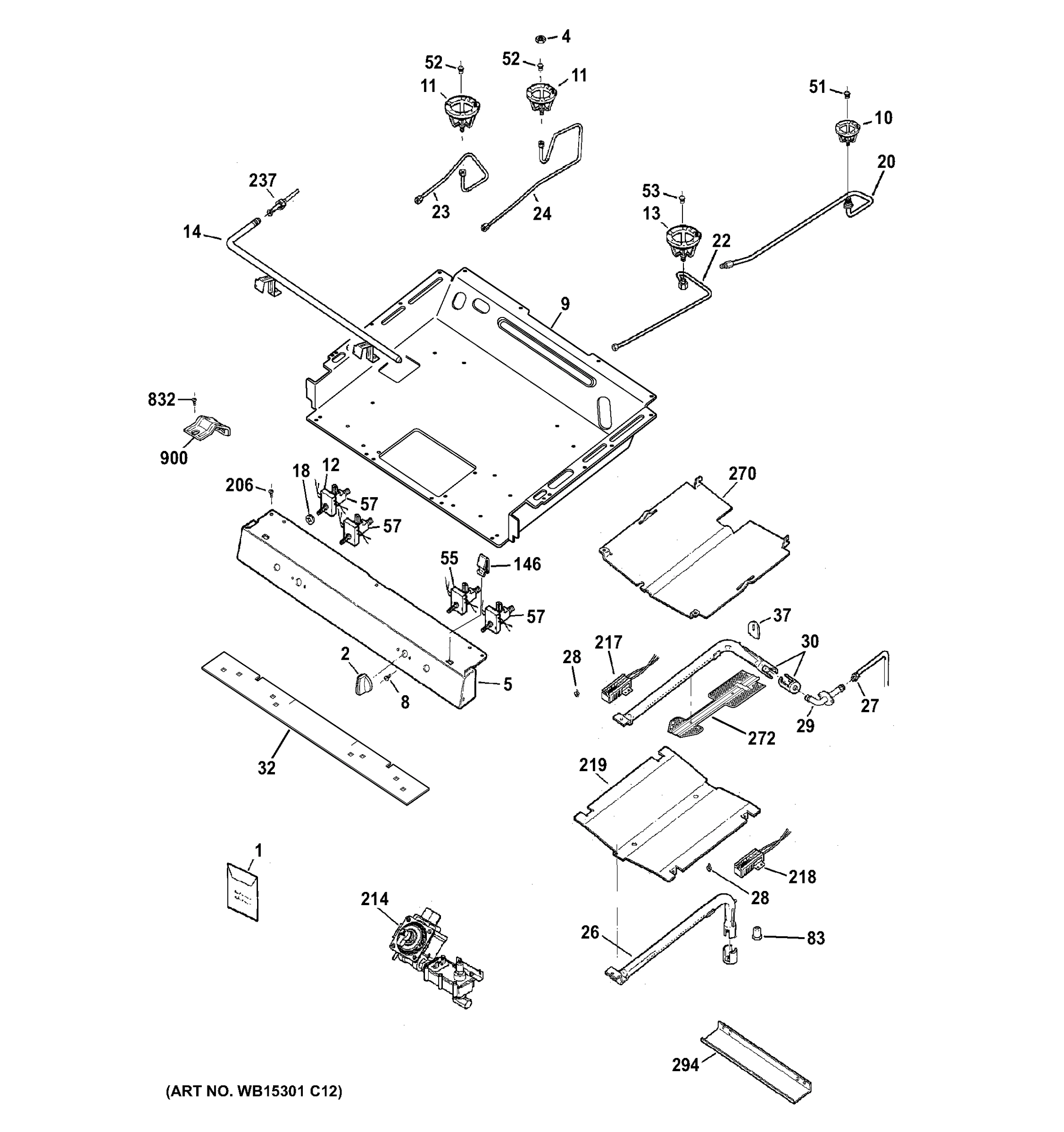 GAS & BURNER PARTS