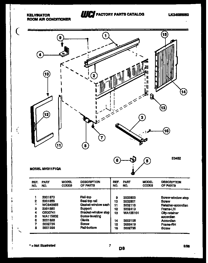 06 - CABINET AND INSTALLATION PARTS