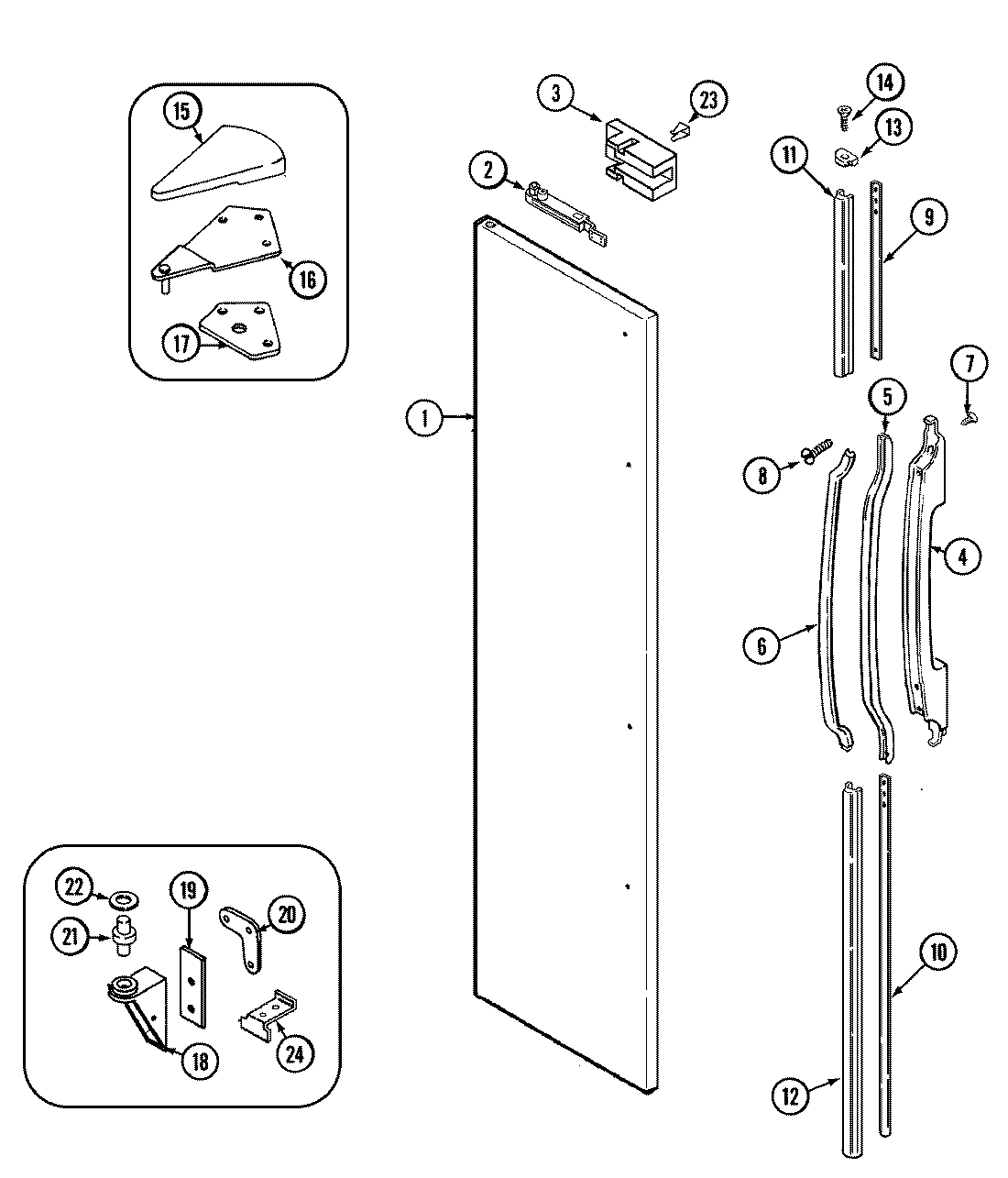 03 - FREEZER OUTER DOOR