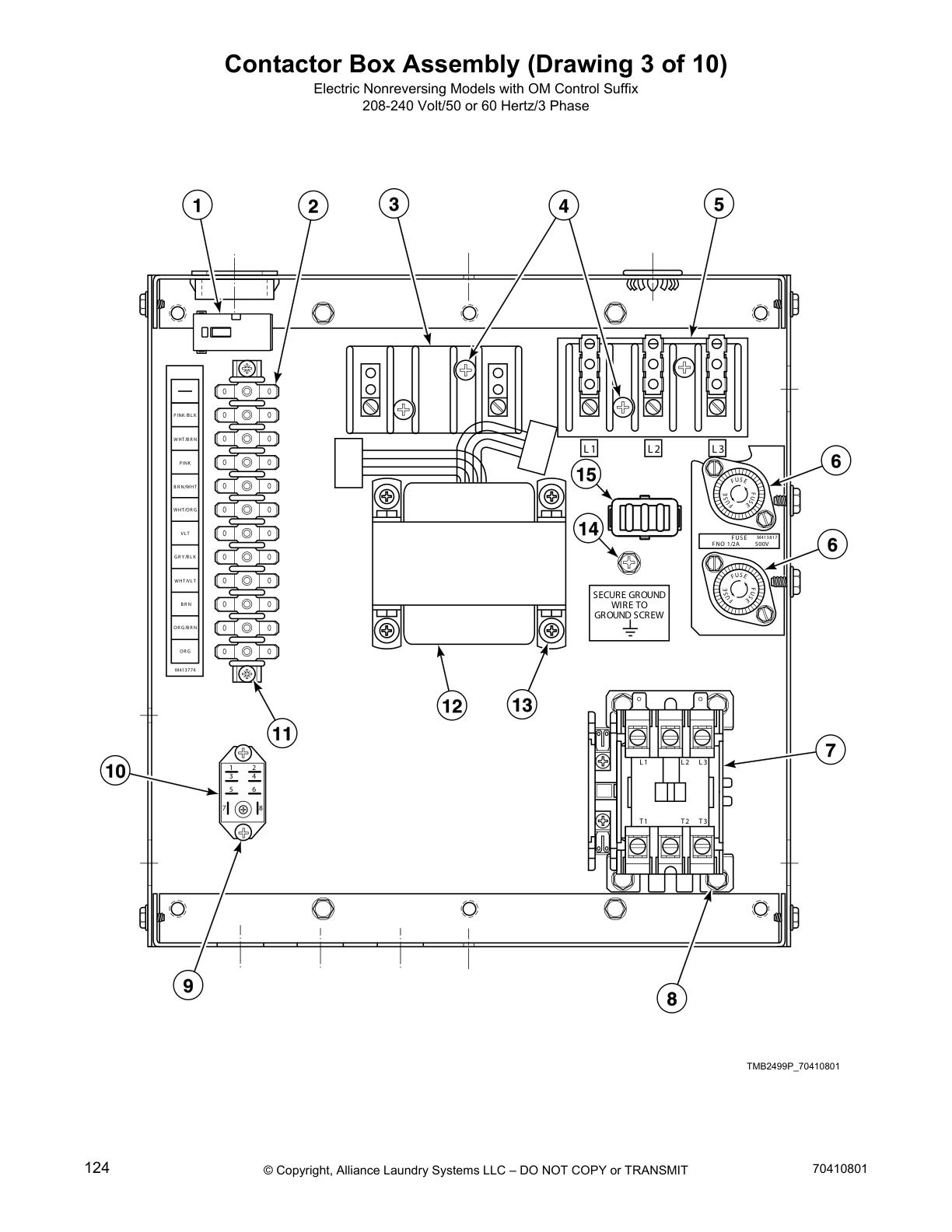 Contactor Box Assembly (Drawing 3 of 10)