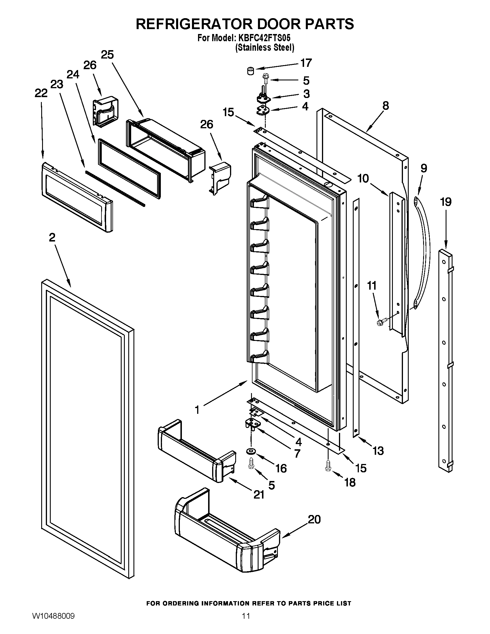07 - REFRIGERATOR DOOR PARTS