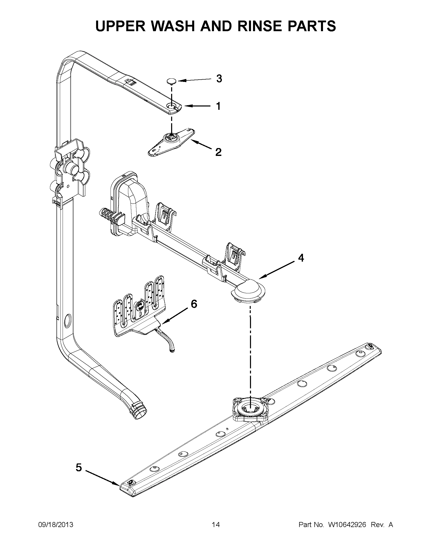 08 - UPPER WASH AND RINSE PARTS
