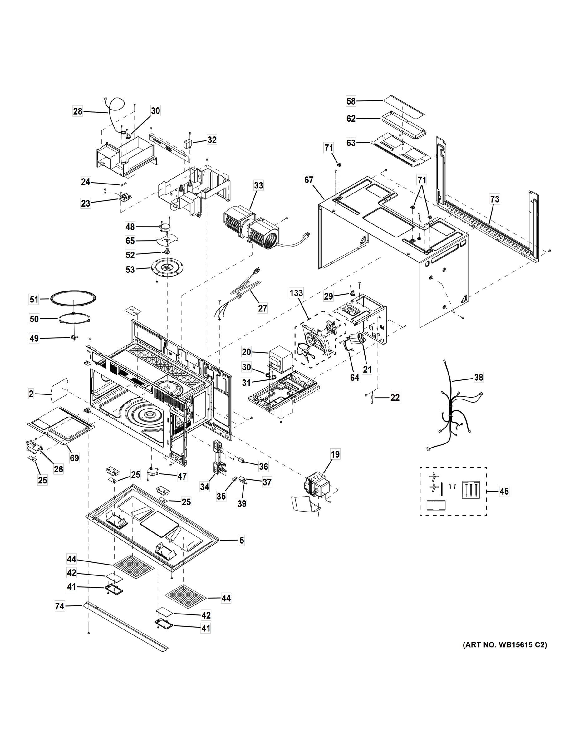 OVEN CAVITY PARTS