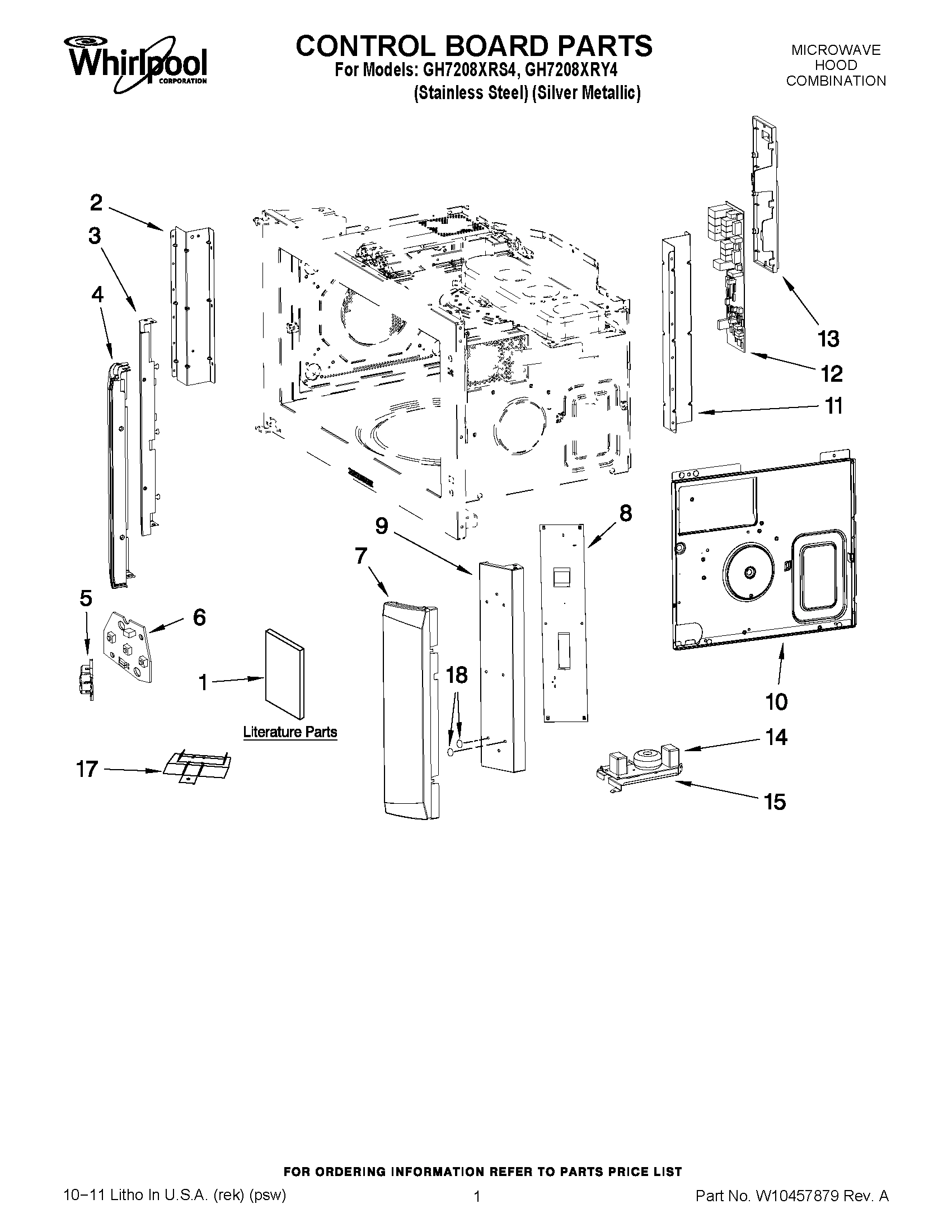 01 - CONTROL BOARD PARTS