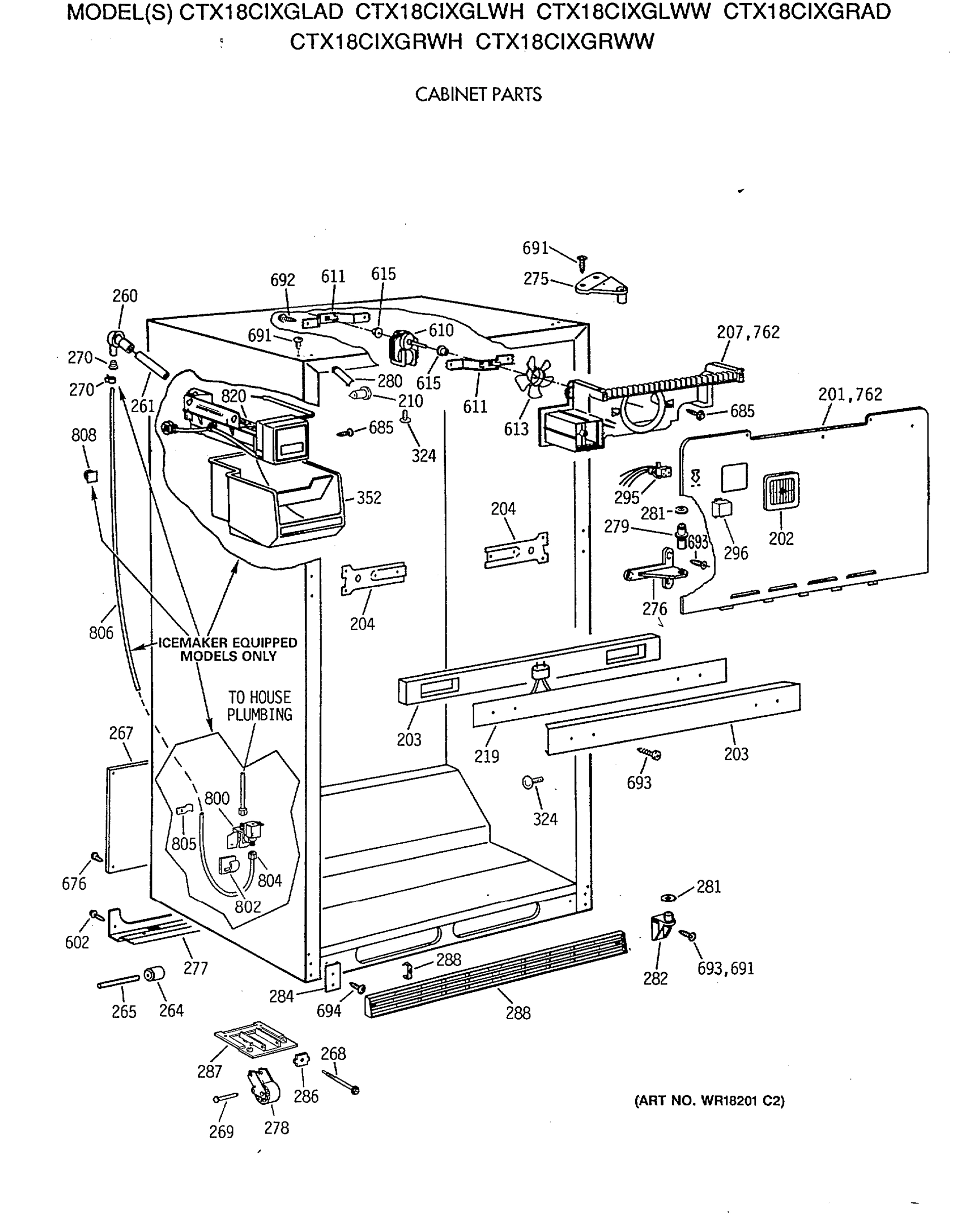 CABINET PARTS