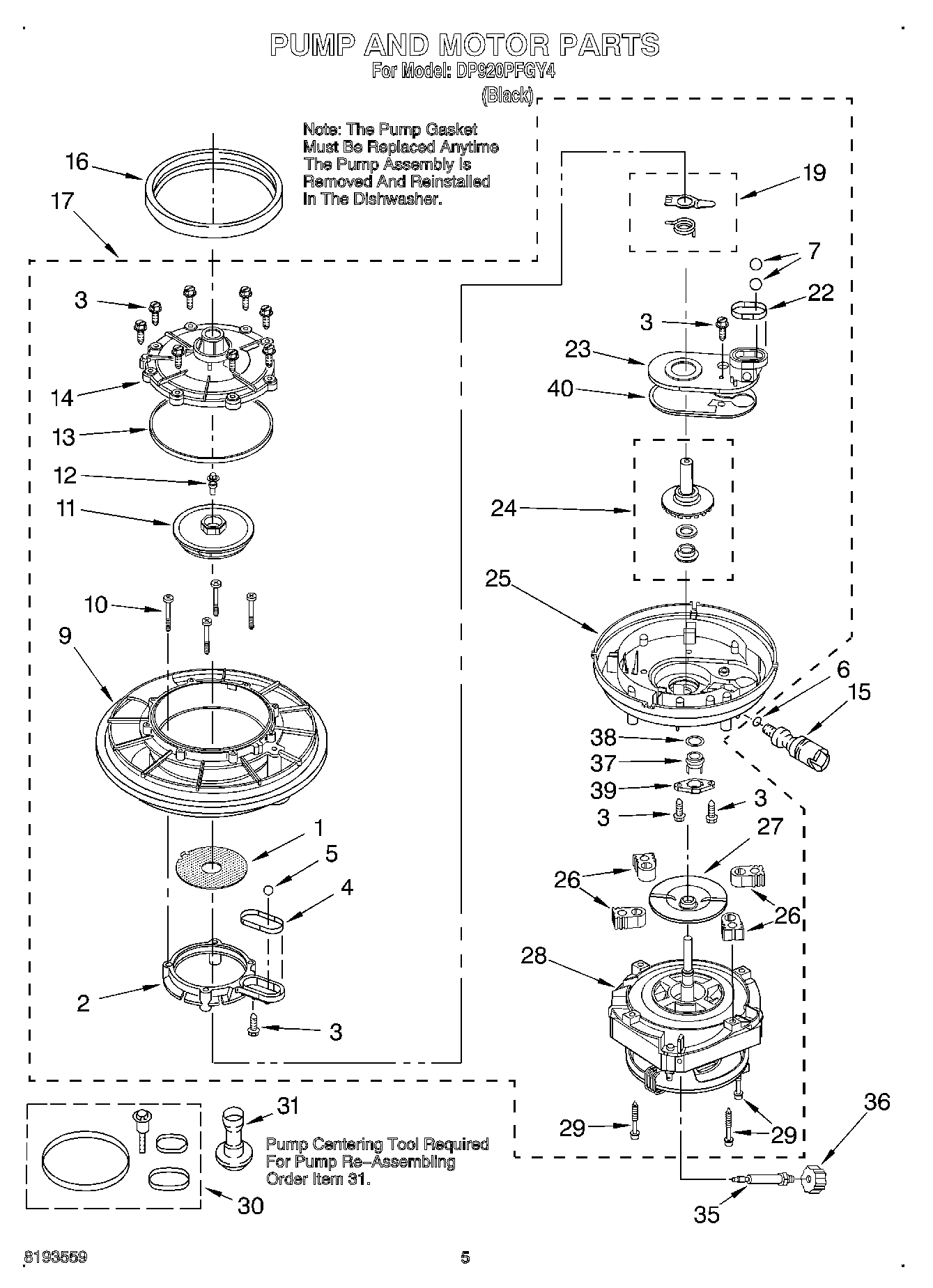 05 - PUMP AND MOTOR