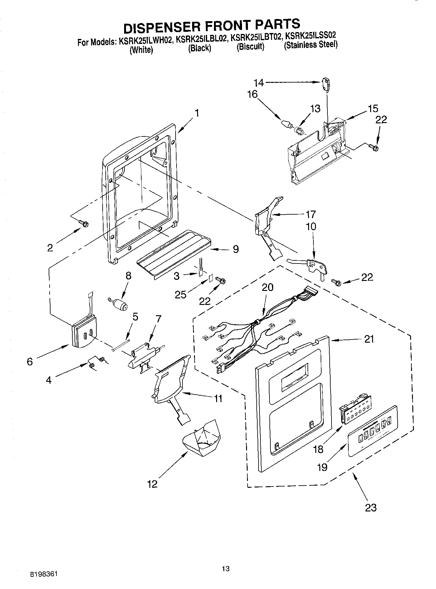08 - DISPENSER FRONT