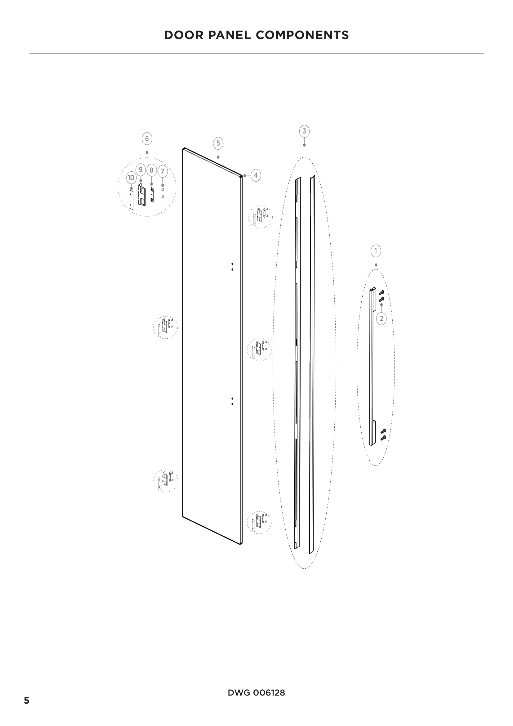 DOOR PANEL COMPONENTS