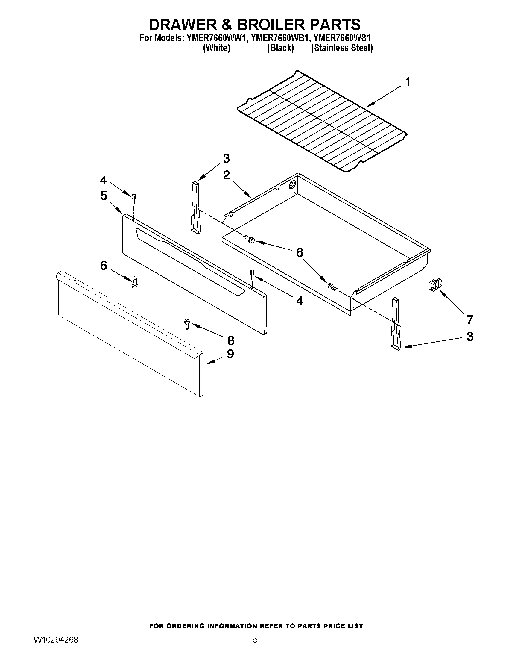04 - DRAWER & BROILER PARTS