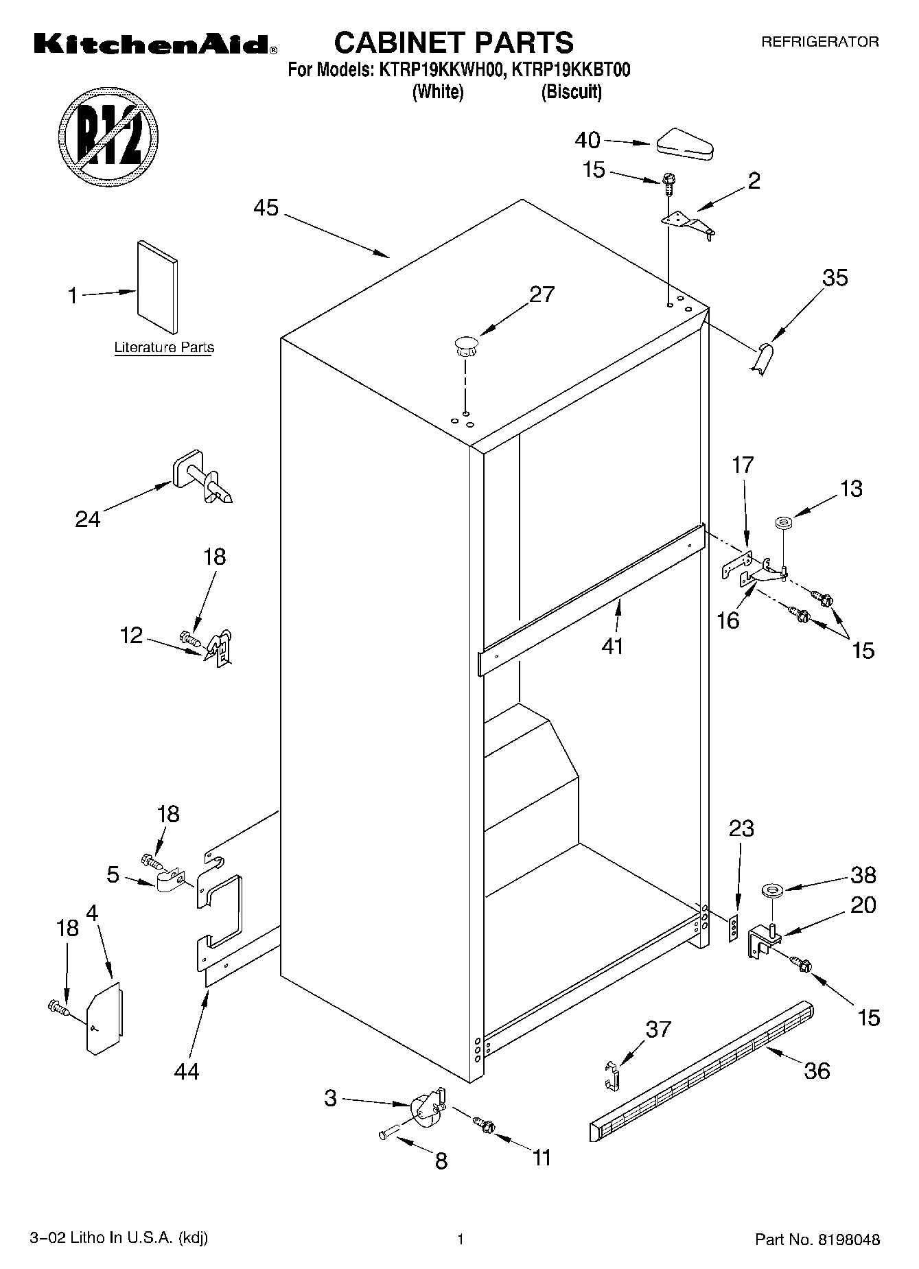 01 - CABINET, LITERATURE