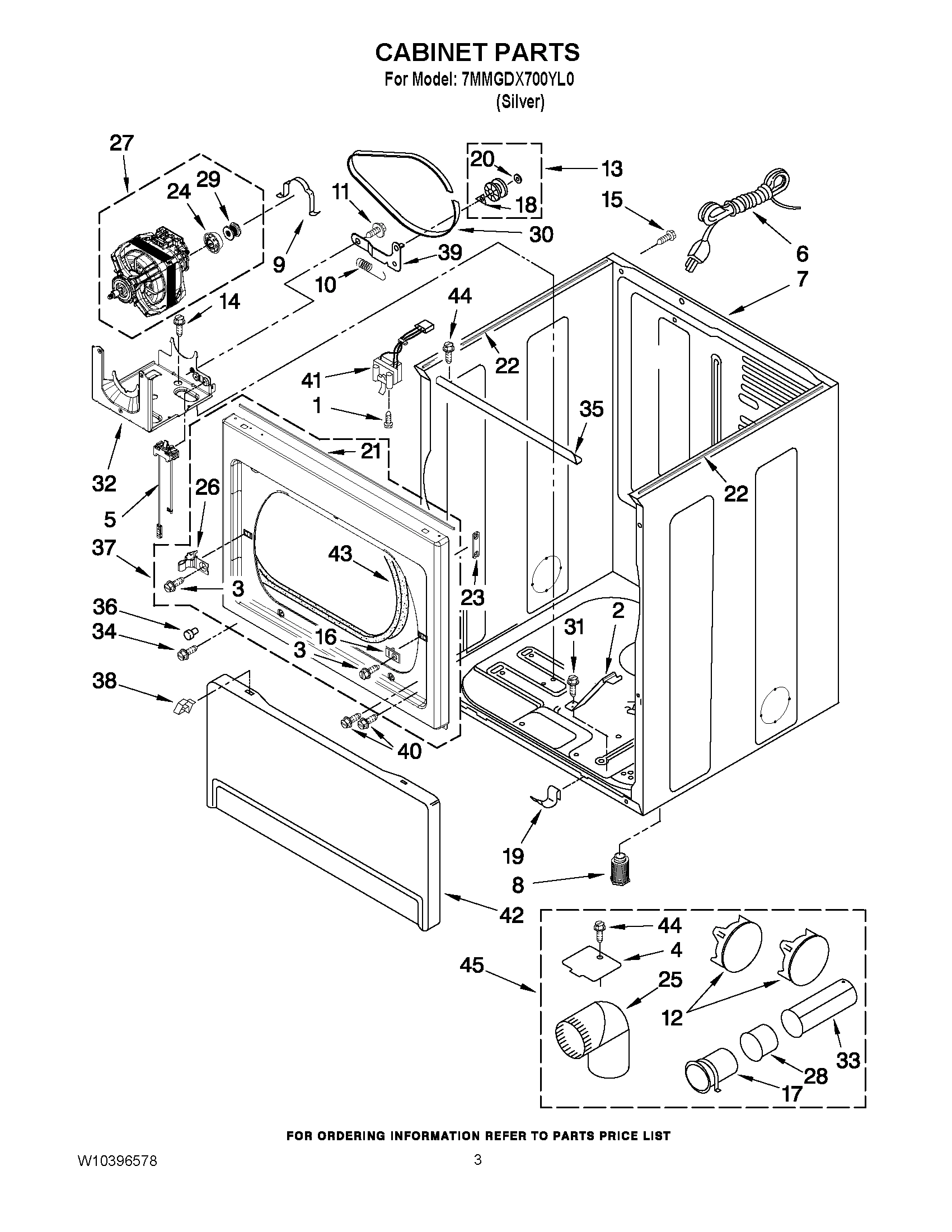 02 - CABINET PARTS