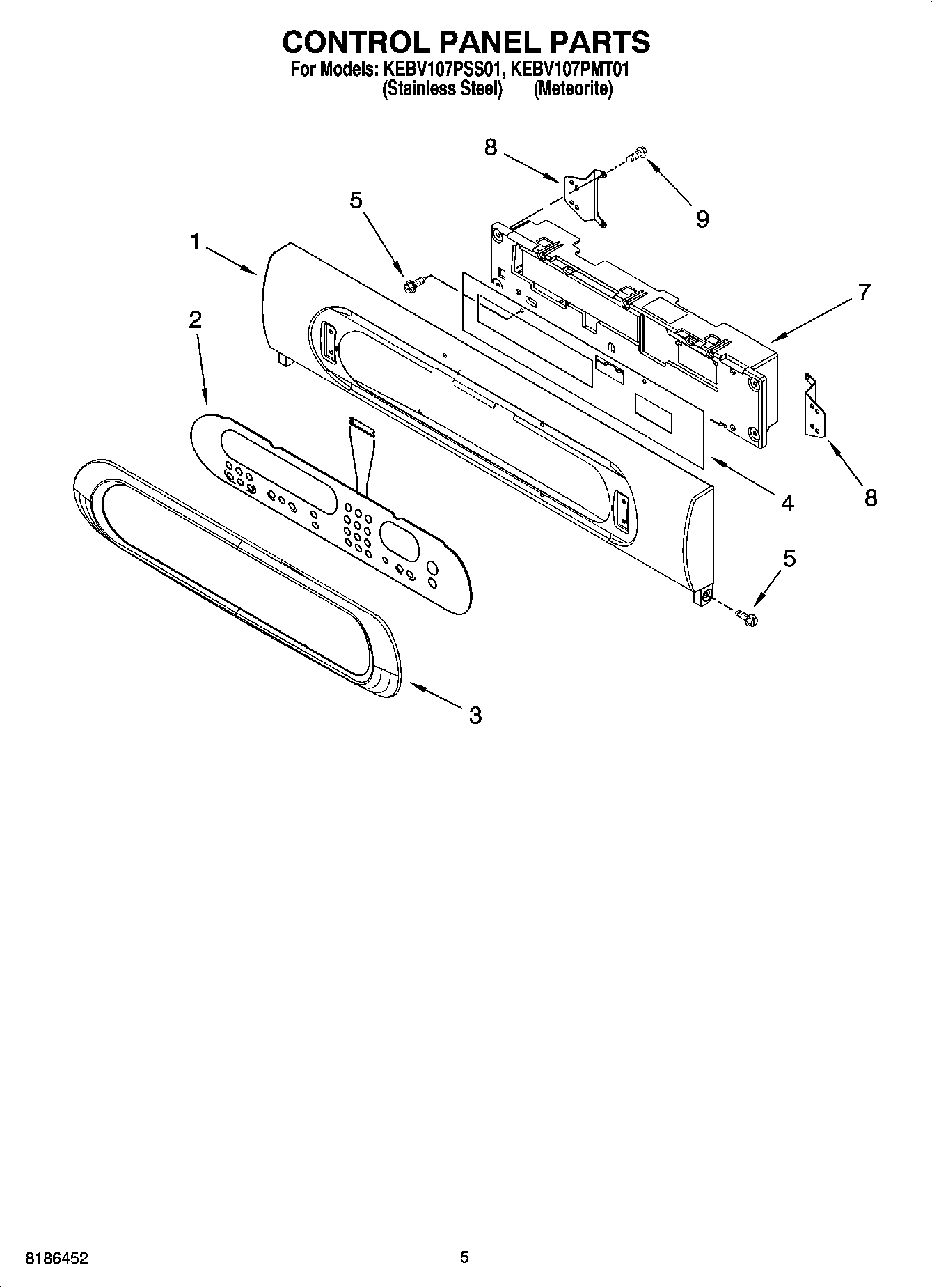 04 - CONTROL PANEL PARTS