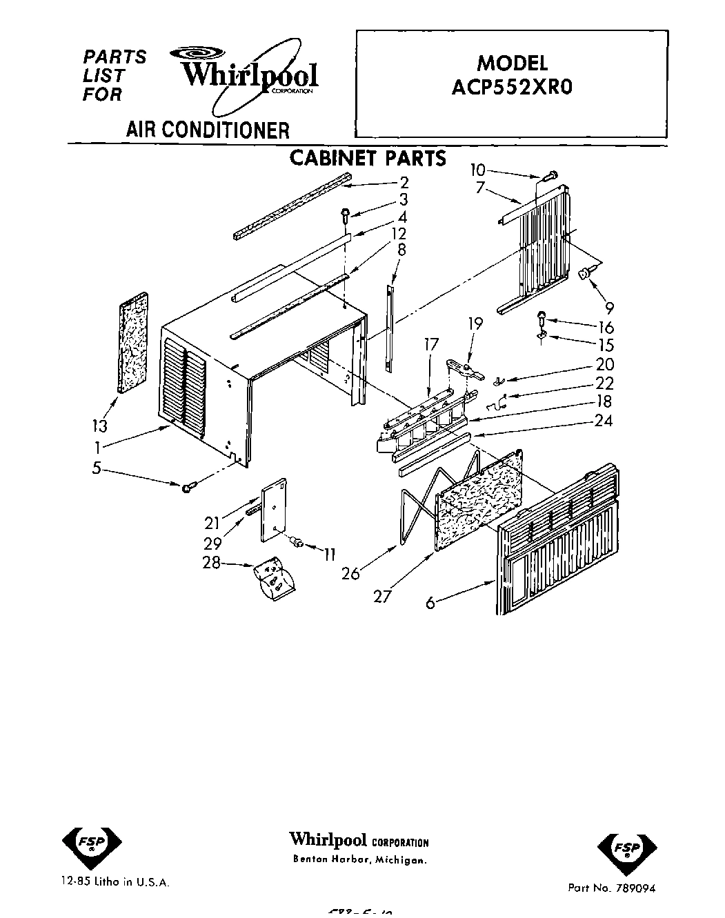 01 - CABINET PARTS