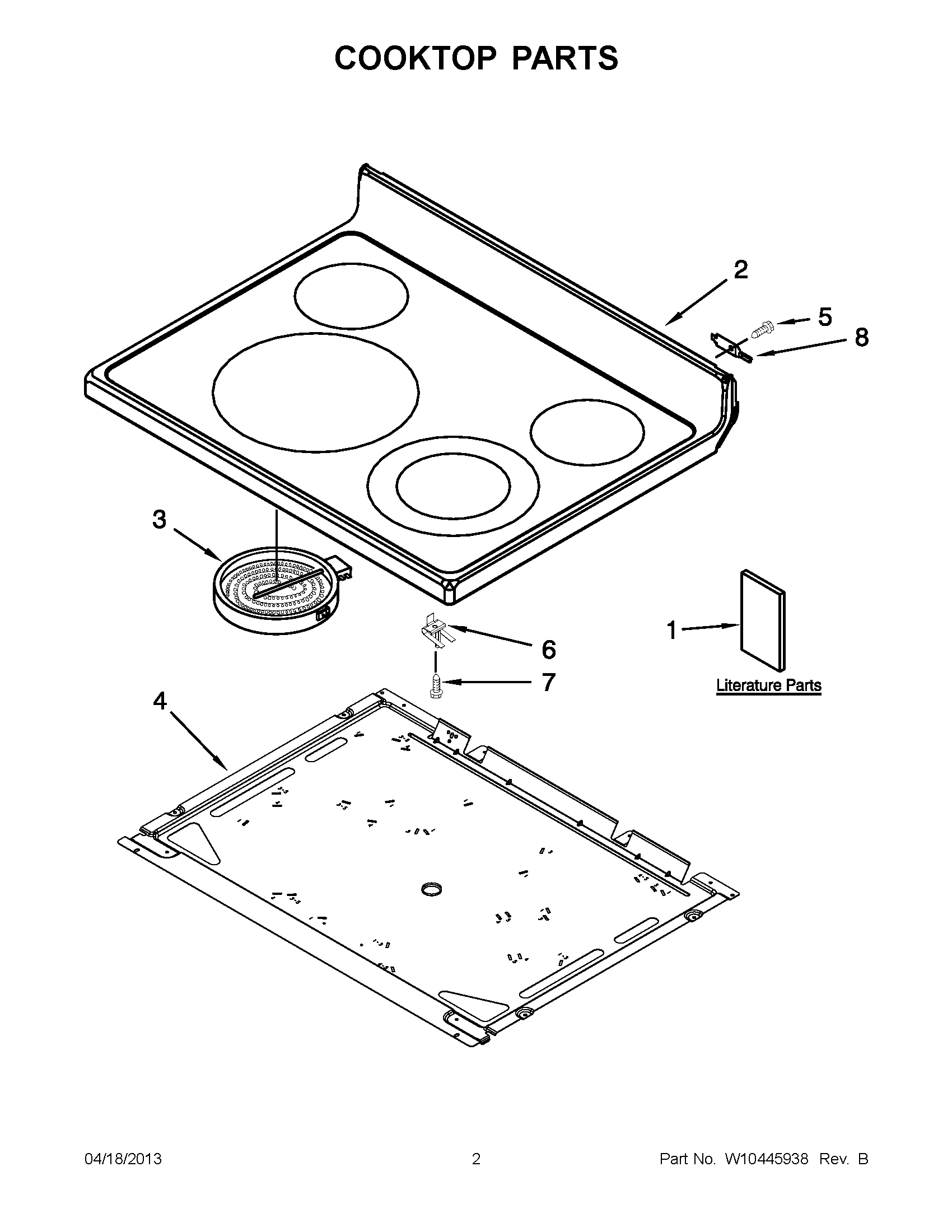 01 - COOKTOP PARTS
