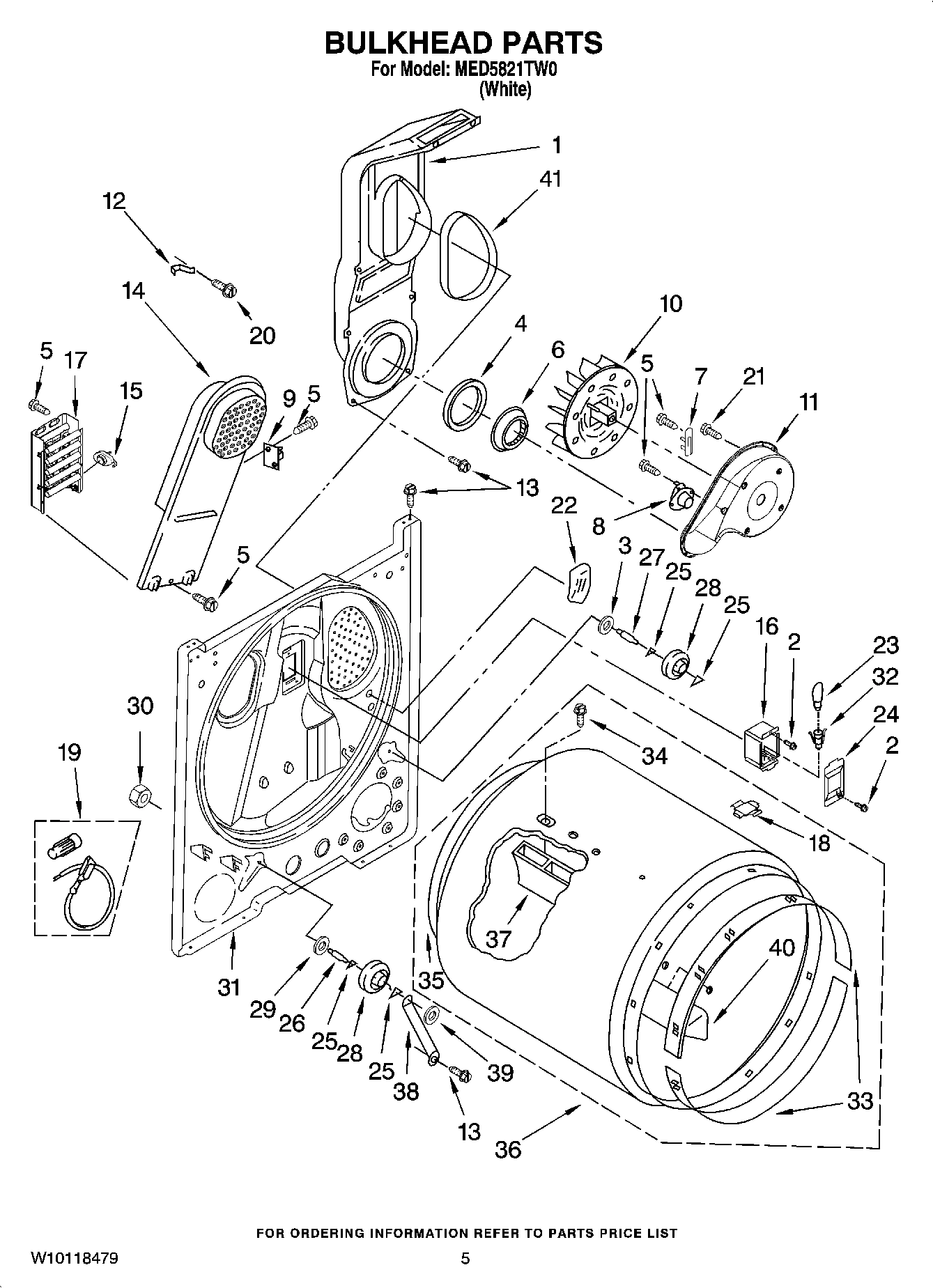 03 - BULKHEAD PARTS, OPTIONAL PARTS (NOT INCLUDED)