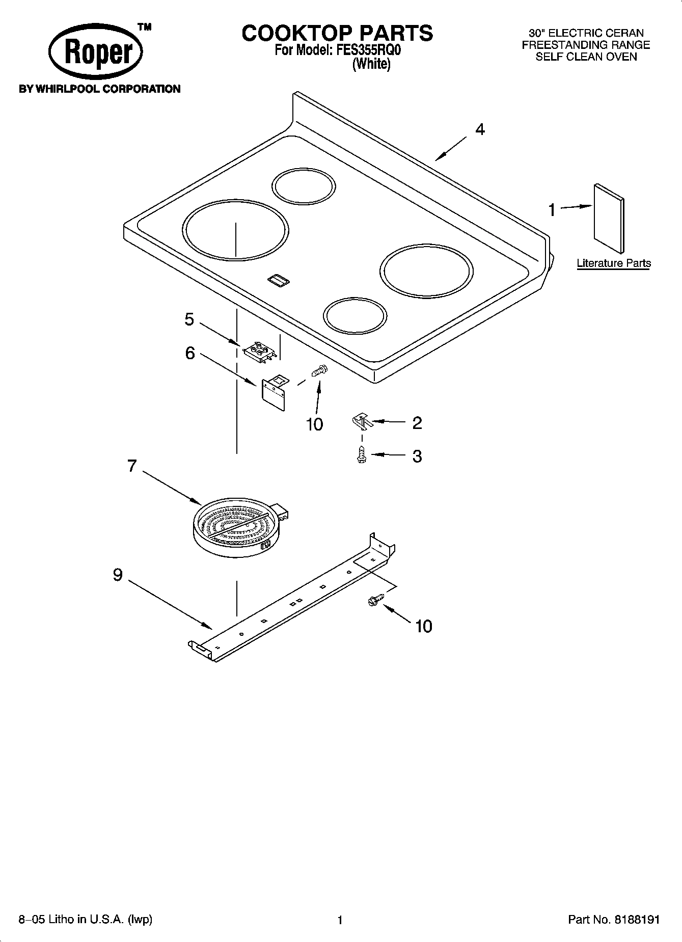 01 - COOKTOP PARTS