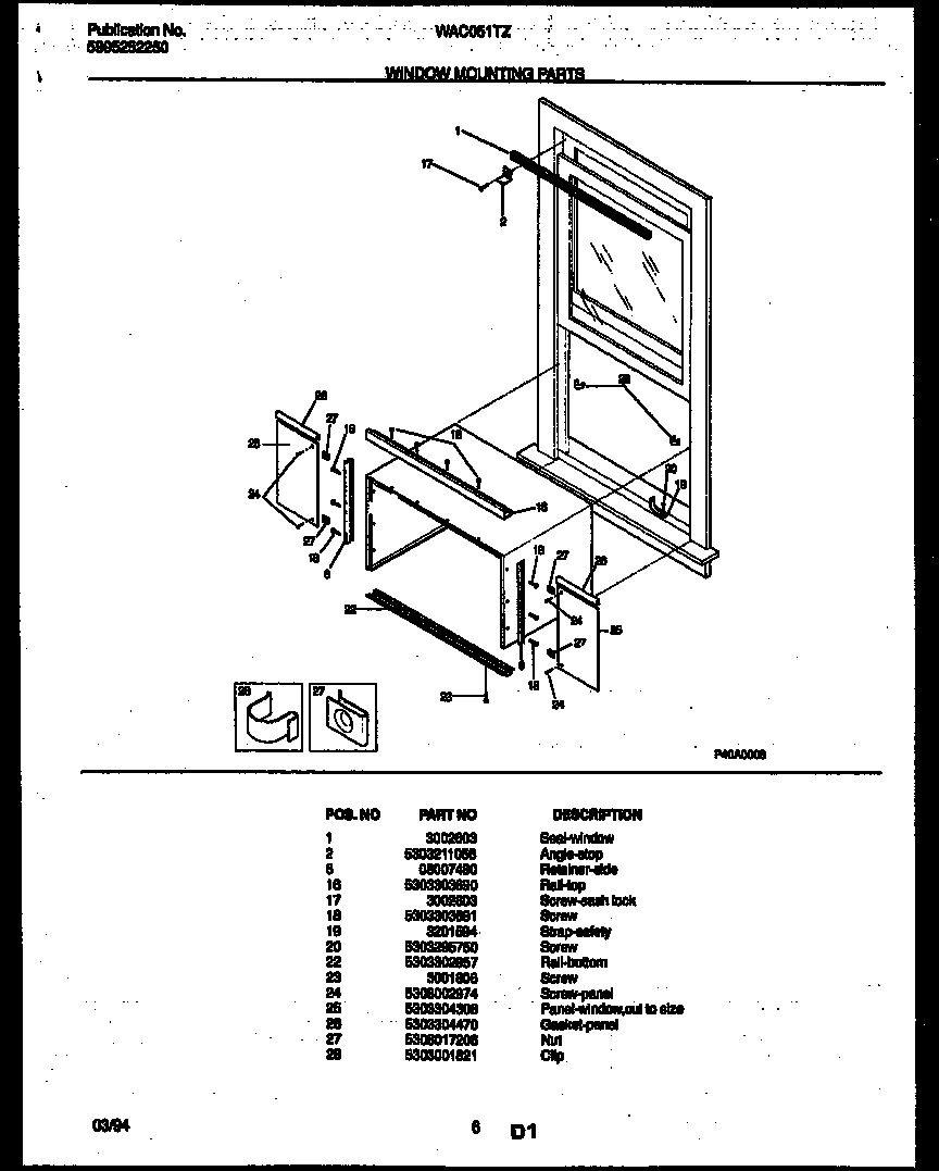 06 - WINDOW MOUNTING PARTS